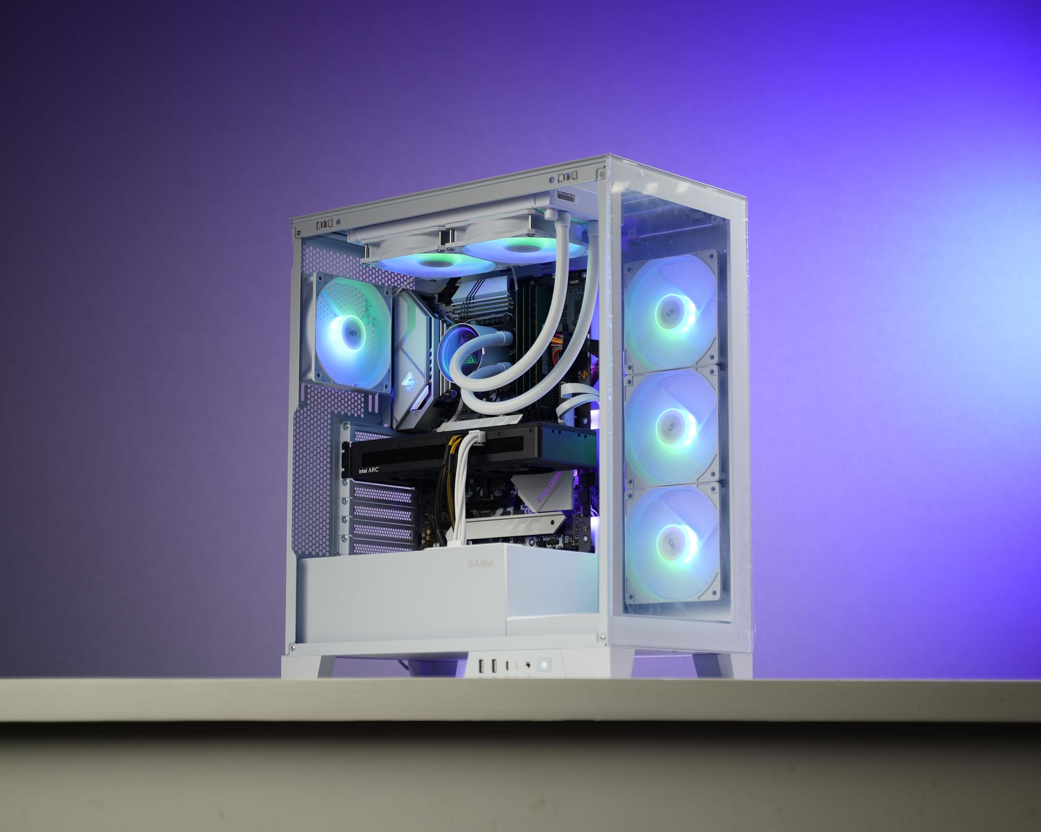 \ KF-00 / Intel Arc A770 Intel Core i5 11600Kf 16GB 1.3TB Windows 11 Gaming PC Powerhouse