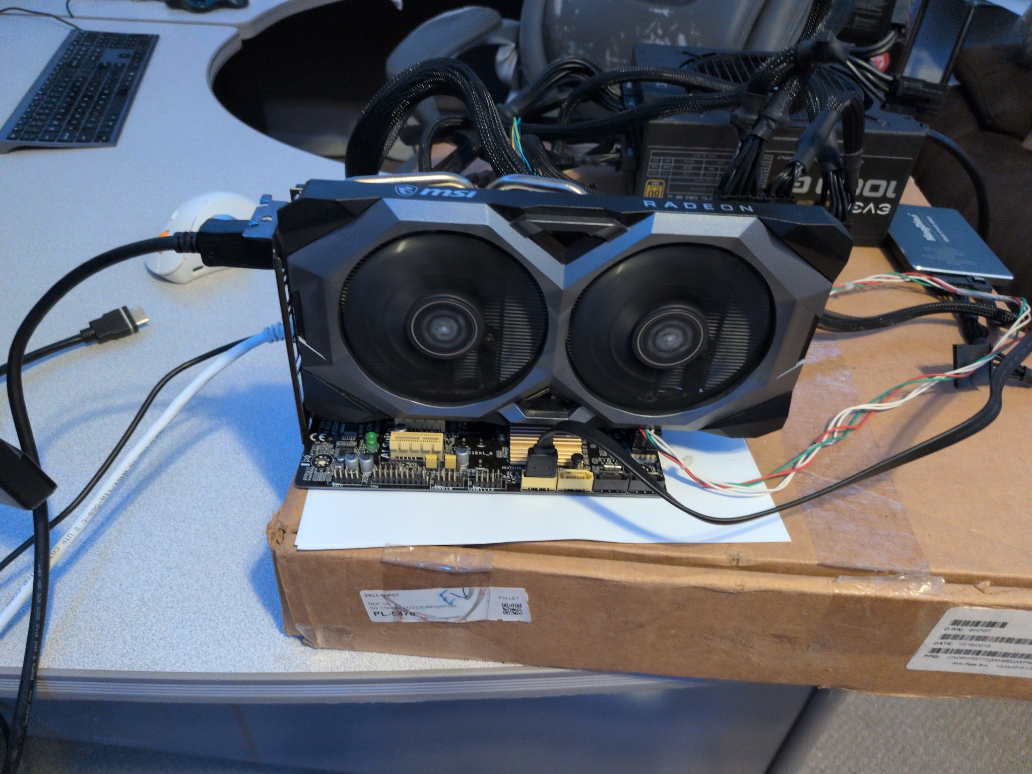 MSI RX 5700 XT MECH OC 8GB - Crashes Under Load - For Parts