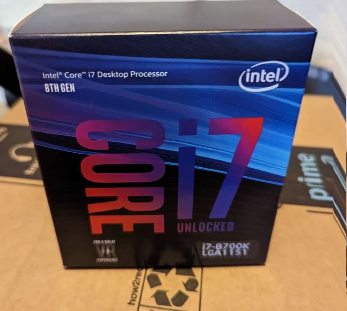 BNIB Intel 8700k