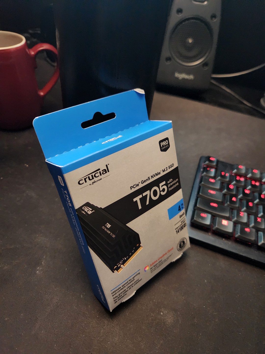 Crucial T705 4TB PCIe Gen5 NVMe M.2 SSD with Heatsink | Jawa
