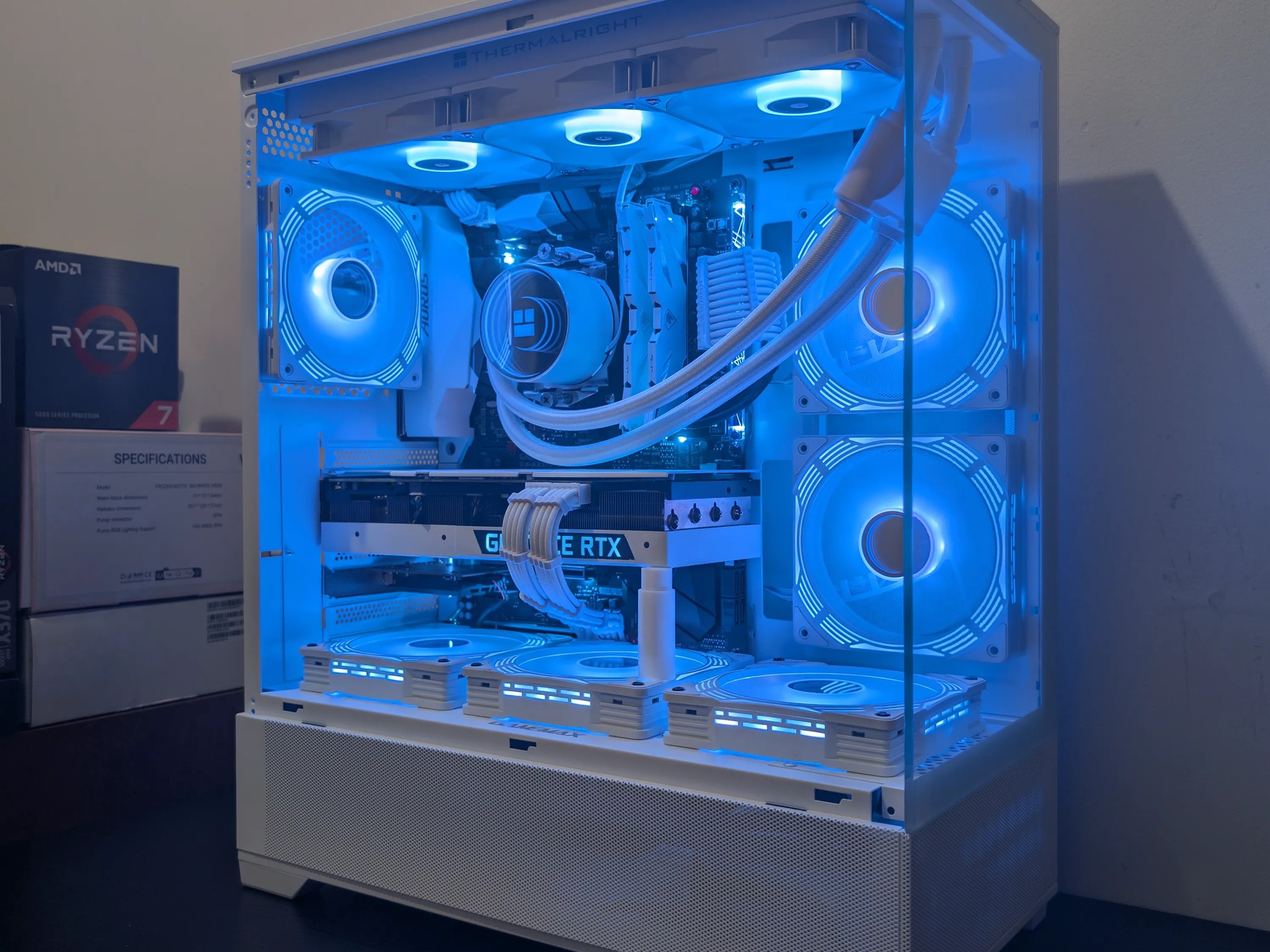 🦢 1440p Gaming Beast | RTX 3080 | Ryzen 7 5800X | 1TB SSD | 32GB RAM | WiFi 6 & Bluetooth 🦢