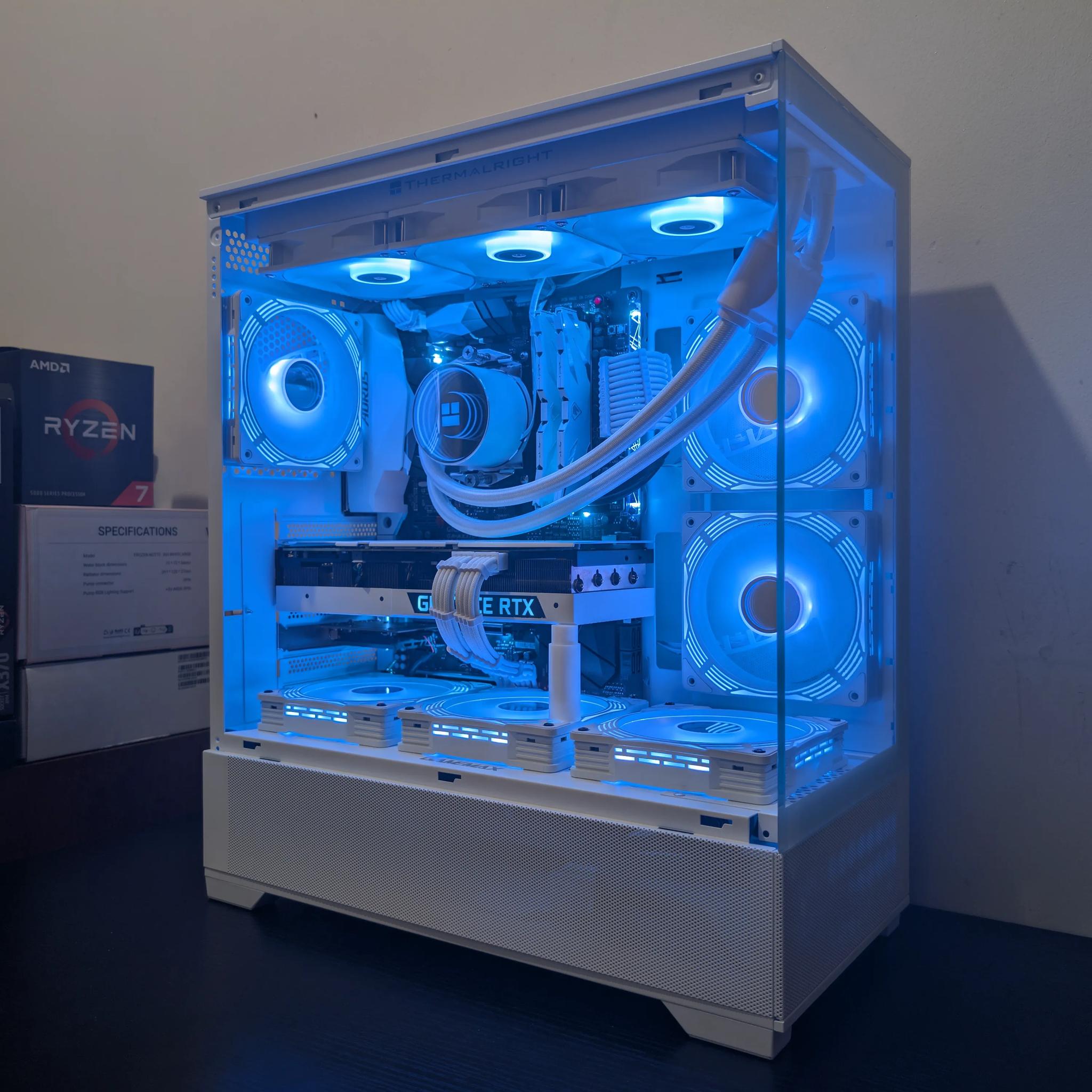 🦢 1440p Gaming Beast | RTX 3080 | Ryzen 7 5800X | 1TB SSD | 32GB RAM | WiFi 6 & Bluetooth 🦢