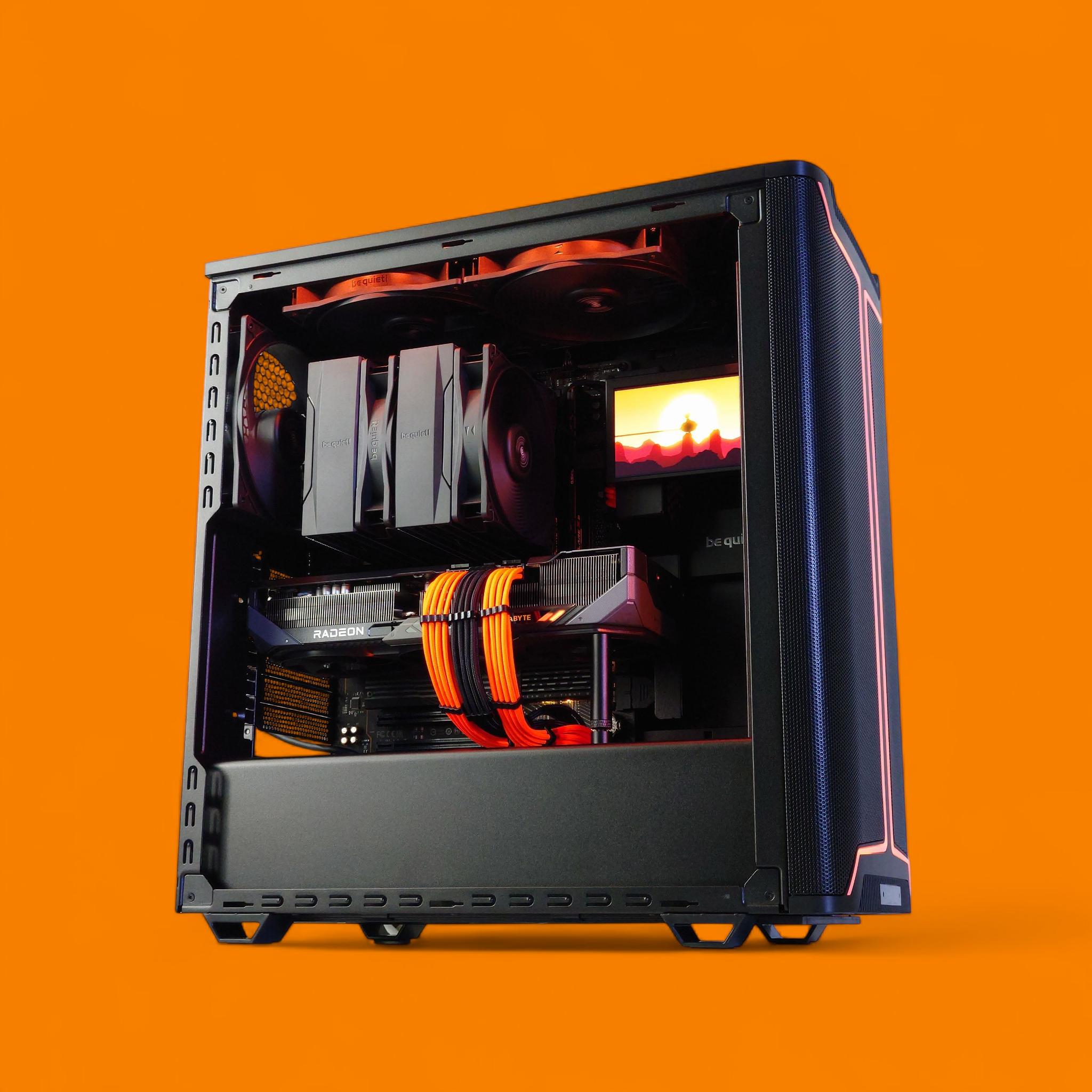 🧡be Quiet!🤫Be Fast!💨 👂32Db idle/36Db load🔇AMD RX 9070 XT 16GB🟠AMD Ryzen 7 9800X3D🟠32GB DDR5 RAM🟠