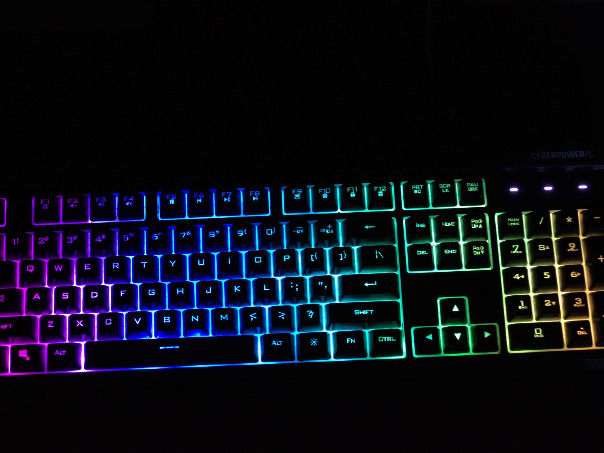 CyberPowerPC NOHI 02 RGB Gaming Keyboard – Wired USB