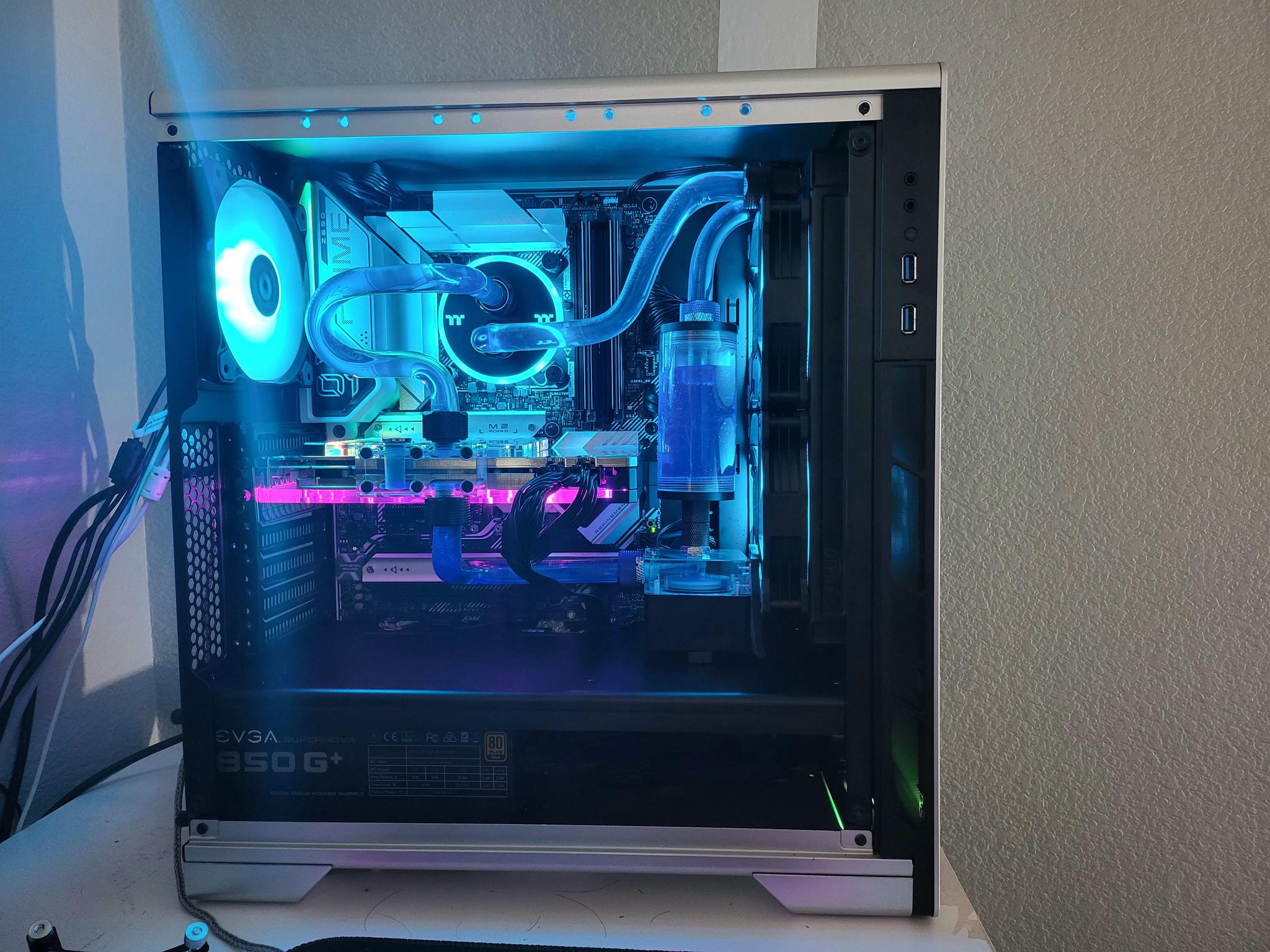 RTX 3090 Custom Loop Water Cooled Gaming Pc Computer 