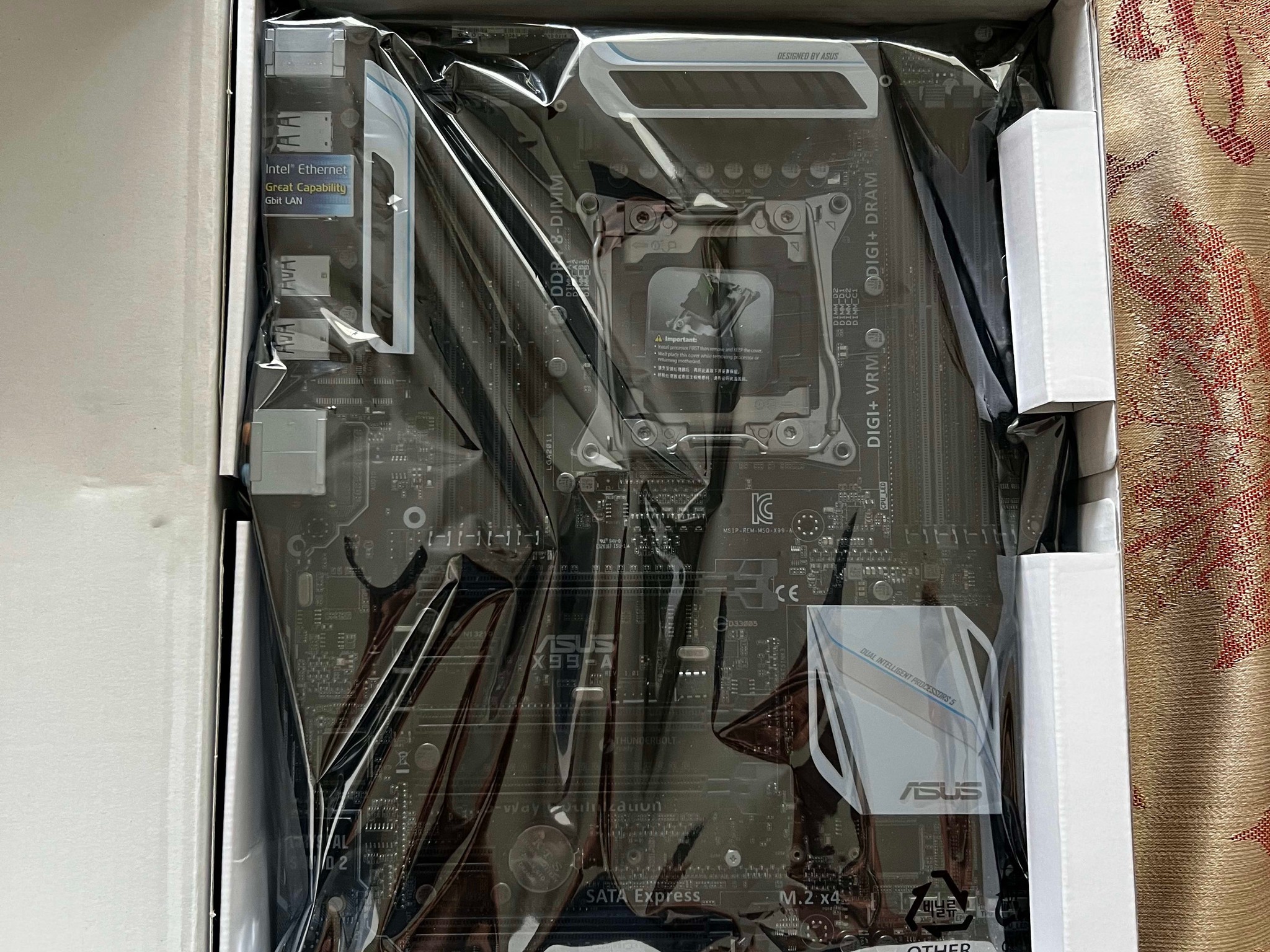 BRAND NEW ASUS X99-A motherboard 5-way optimization
