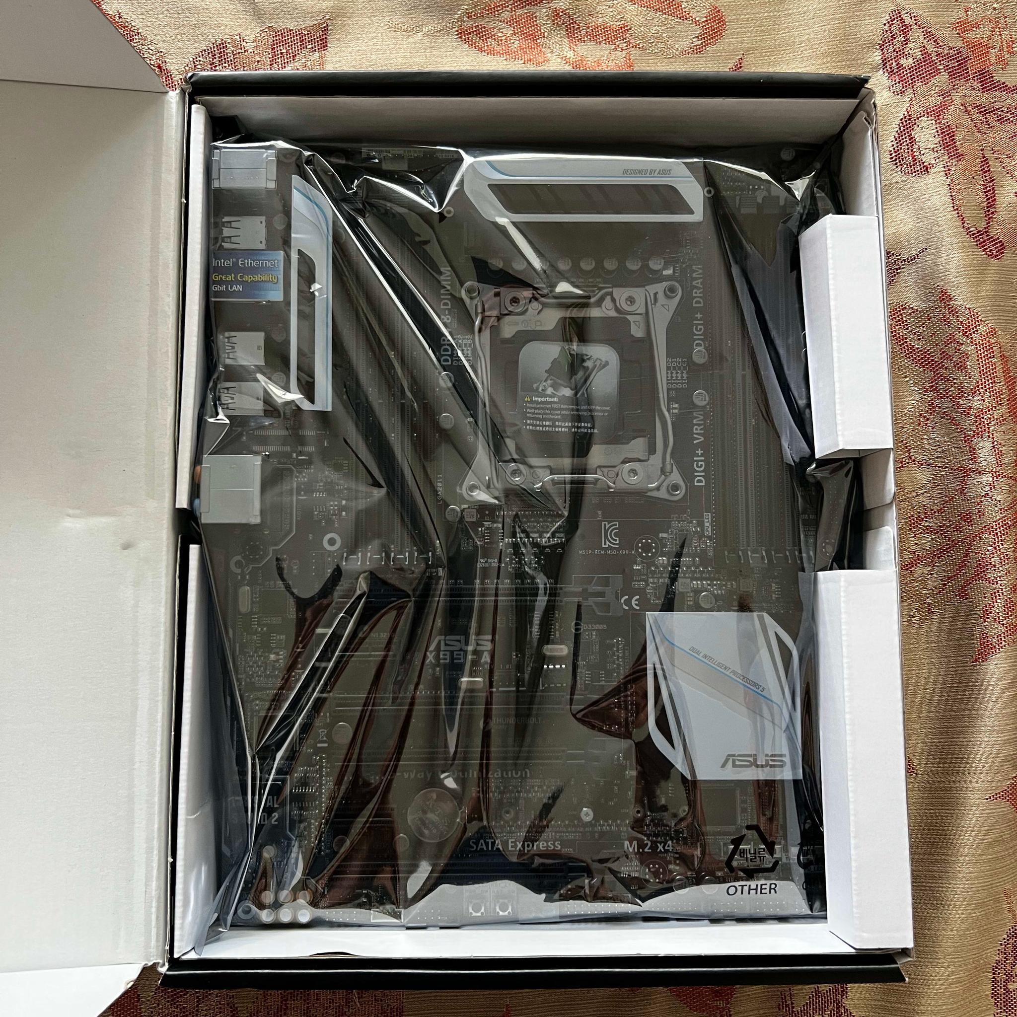 BRAND NEW ASUS X99-A motherboard 5-way optimization