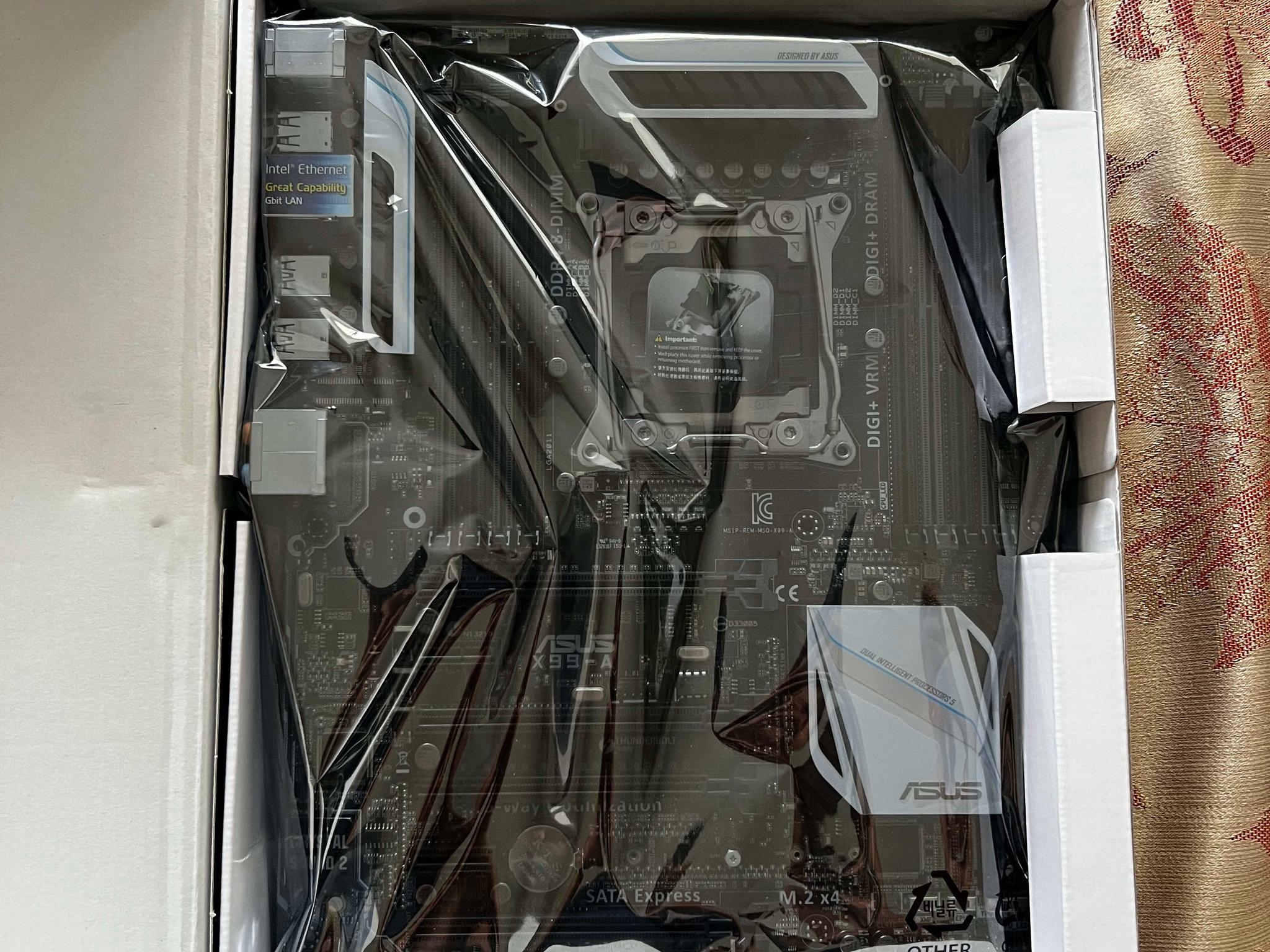 BRAND NEW ASUS X99-A motherboard 5-way optimization