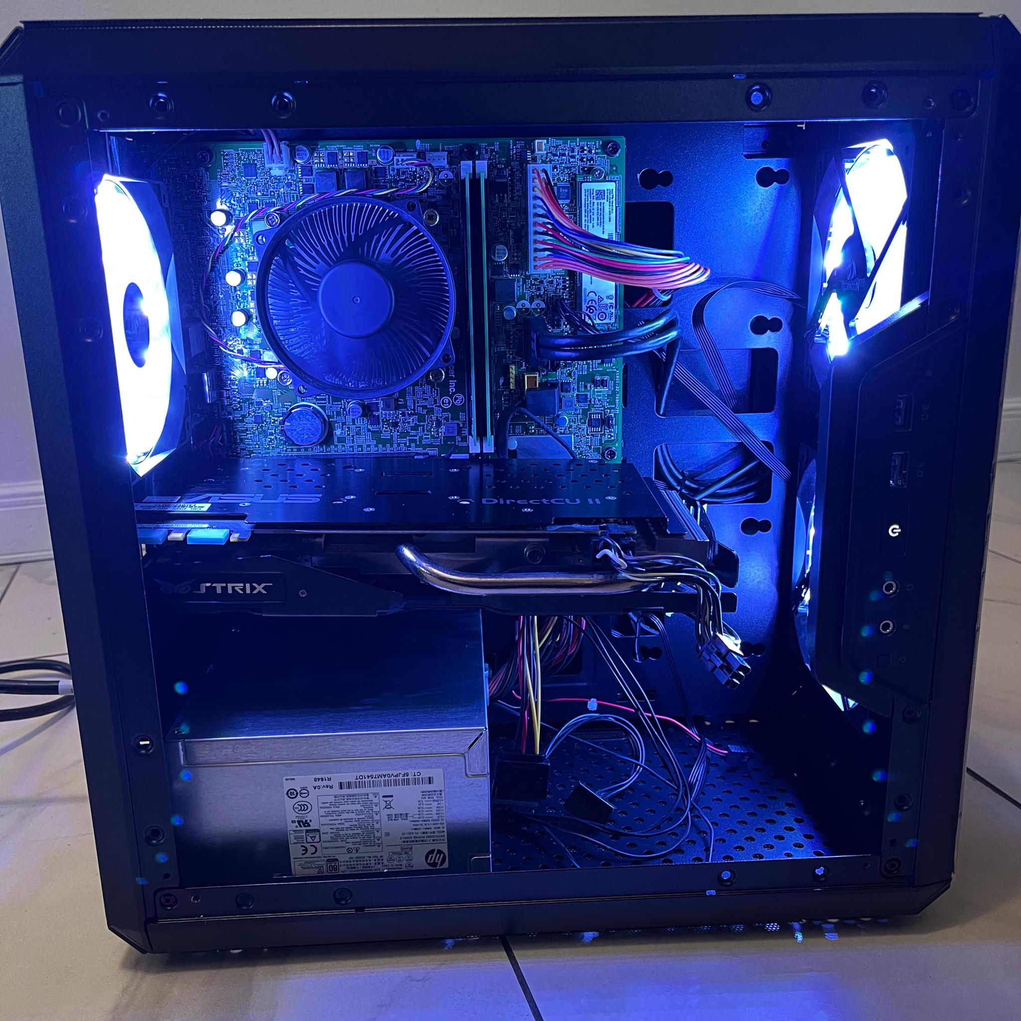 NVIDIA GTX 970, Intel Core i5-7400, 12GB RAM, 870 GB Storage - Budget RGB Gaming PC w/ Wi-Fi + BT