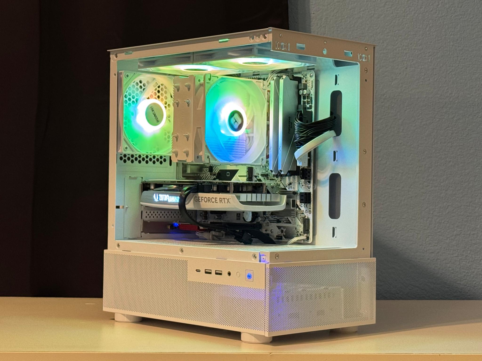 ⬜Whiteout⬜ Ryzen 5 5600 | RTX 4060 8GB White | 16GB Ram 3200mhz | 1TB nVME SSD | Win11 Pro + Wifi