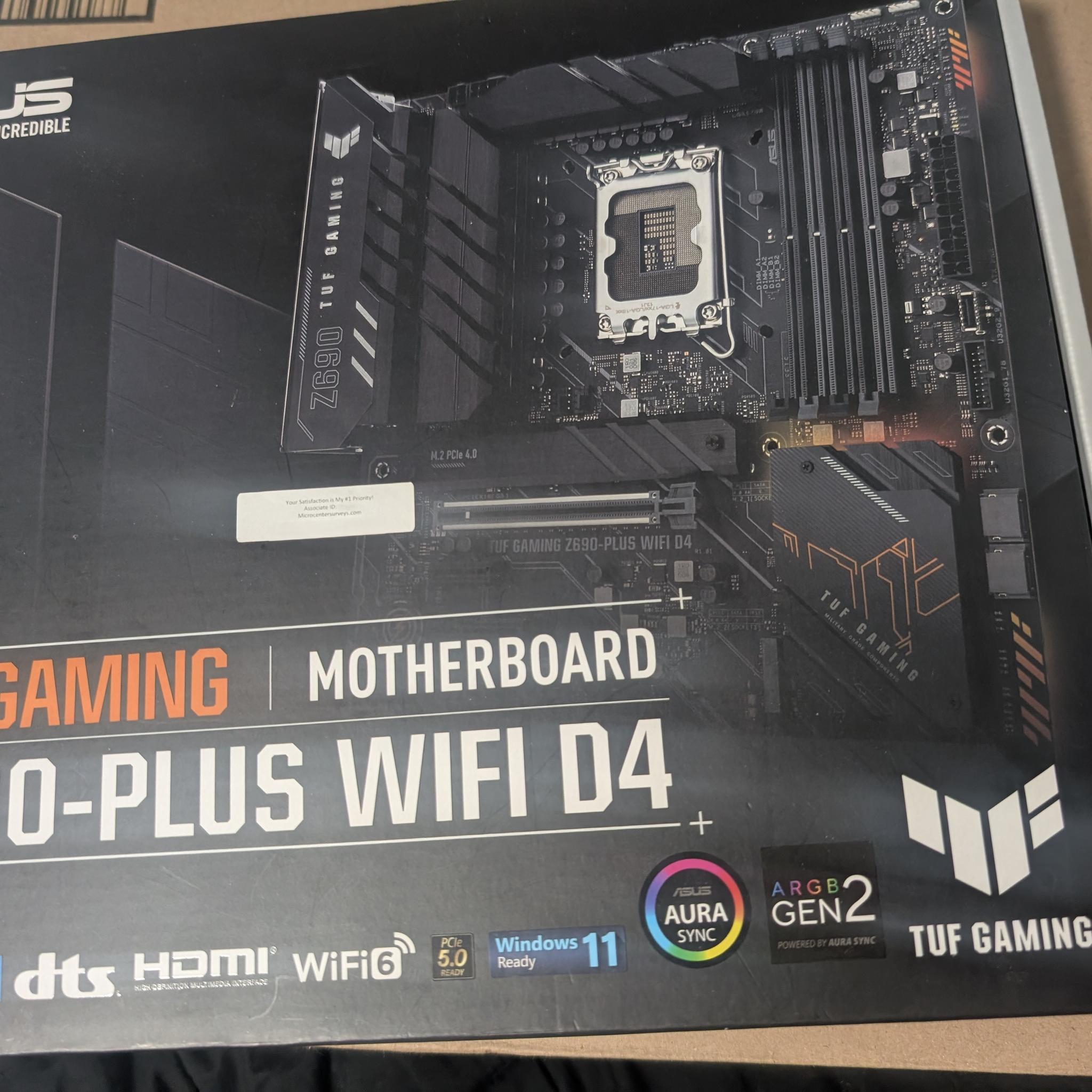 Asus Tuf Gaming Z690 Plus Wifi D4