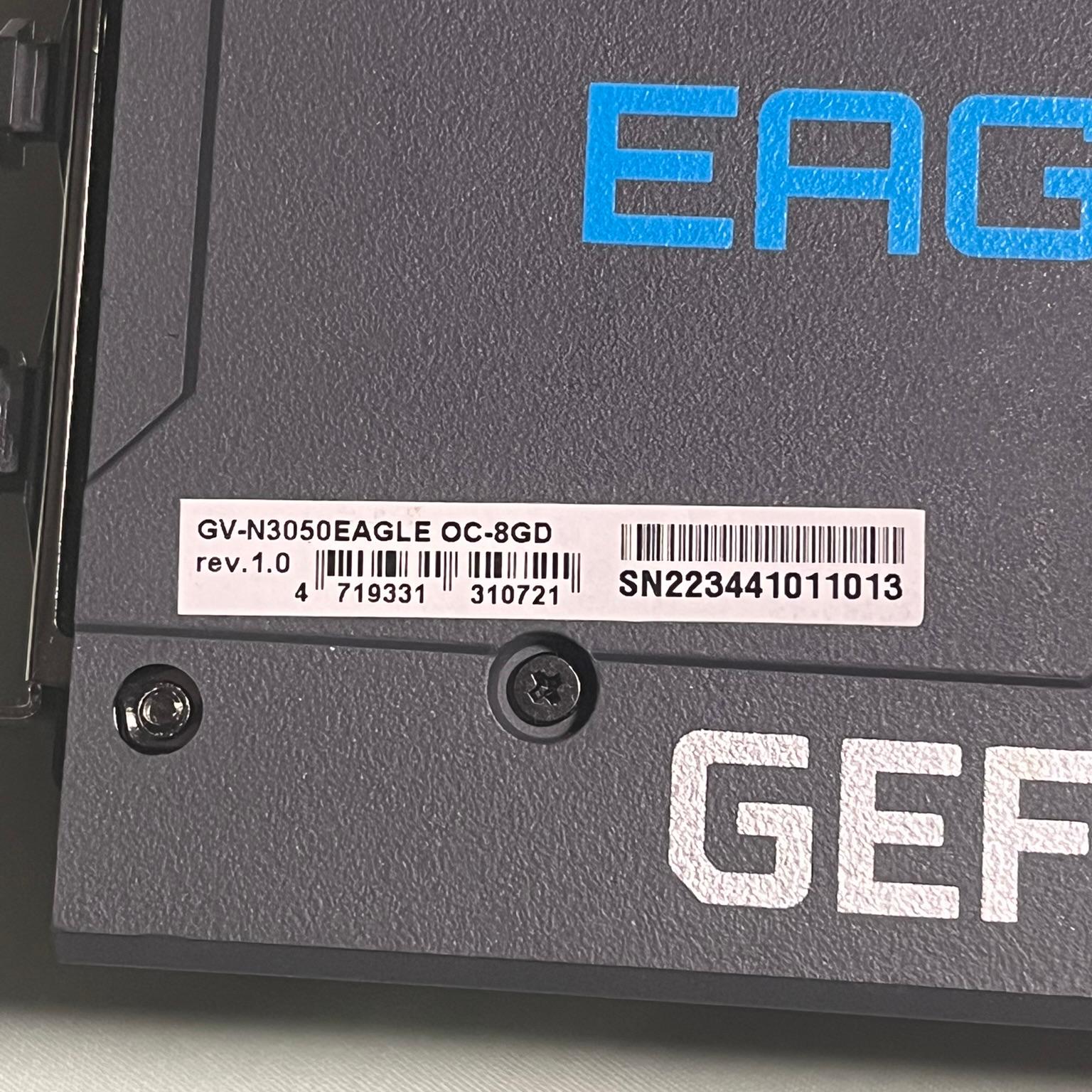 Gigabyte EAGLE OC GeForce RTX 3050 8GB