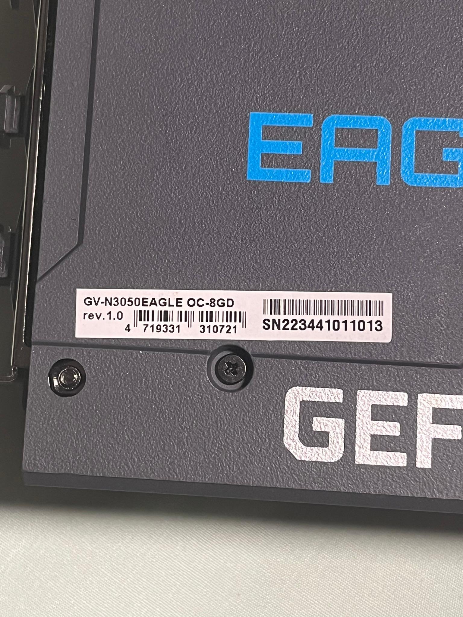 Gigabyte EAGLE OC GeForce RTX 3050 8GB
