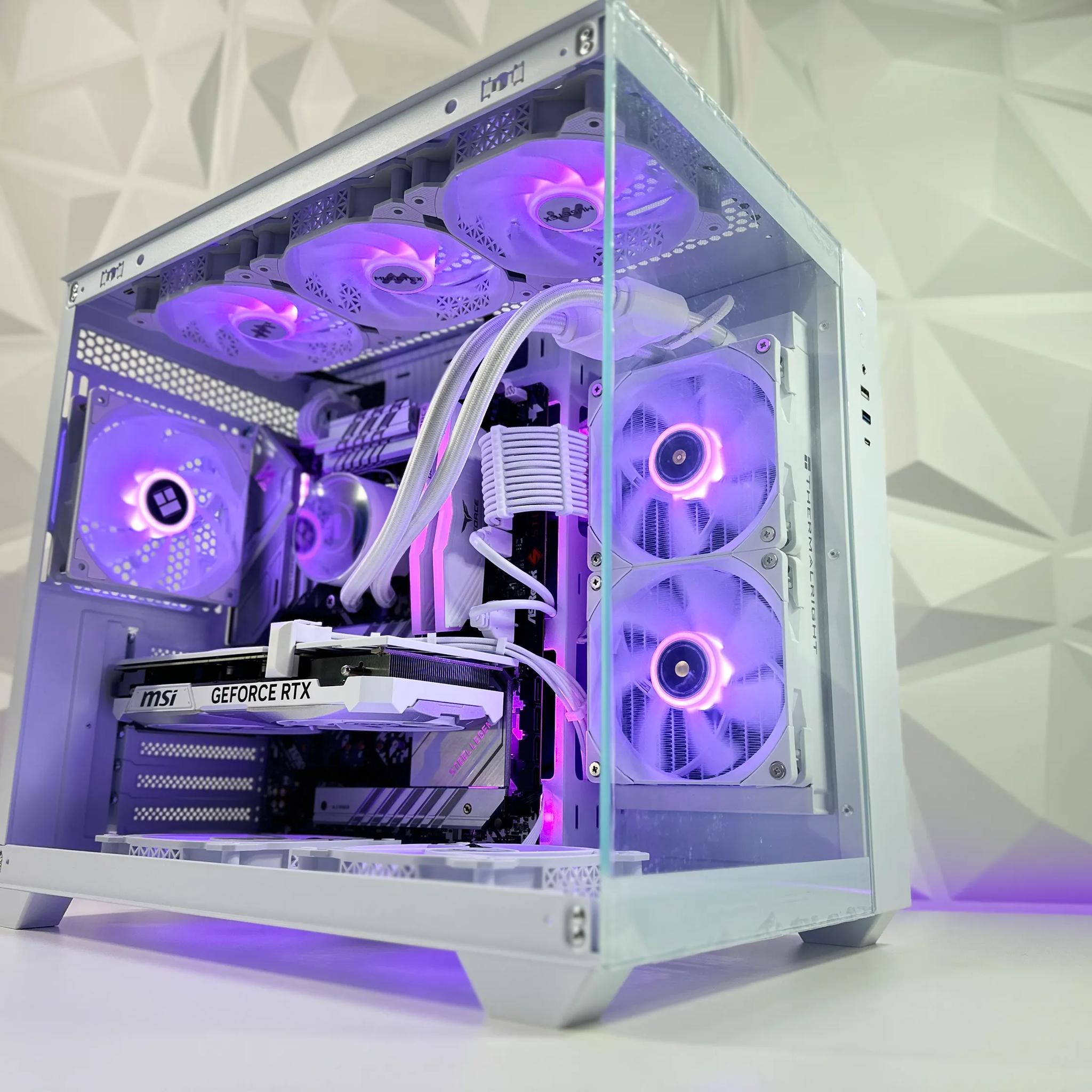 🧊👑 Night King🧟‍♂️🗡️ Gaming PC❄️Nvidia RTX 4070 12GB❄️Intel 13500 14-core❄️32GB DDR4❄️1TB NVME