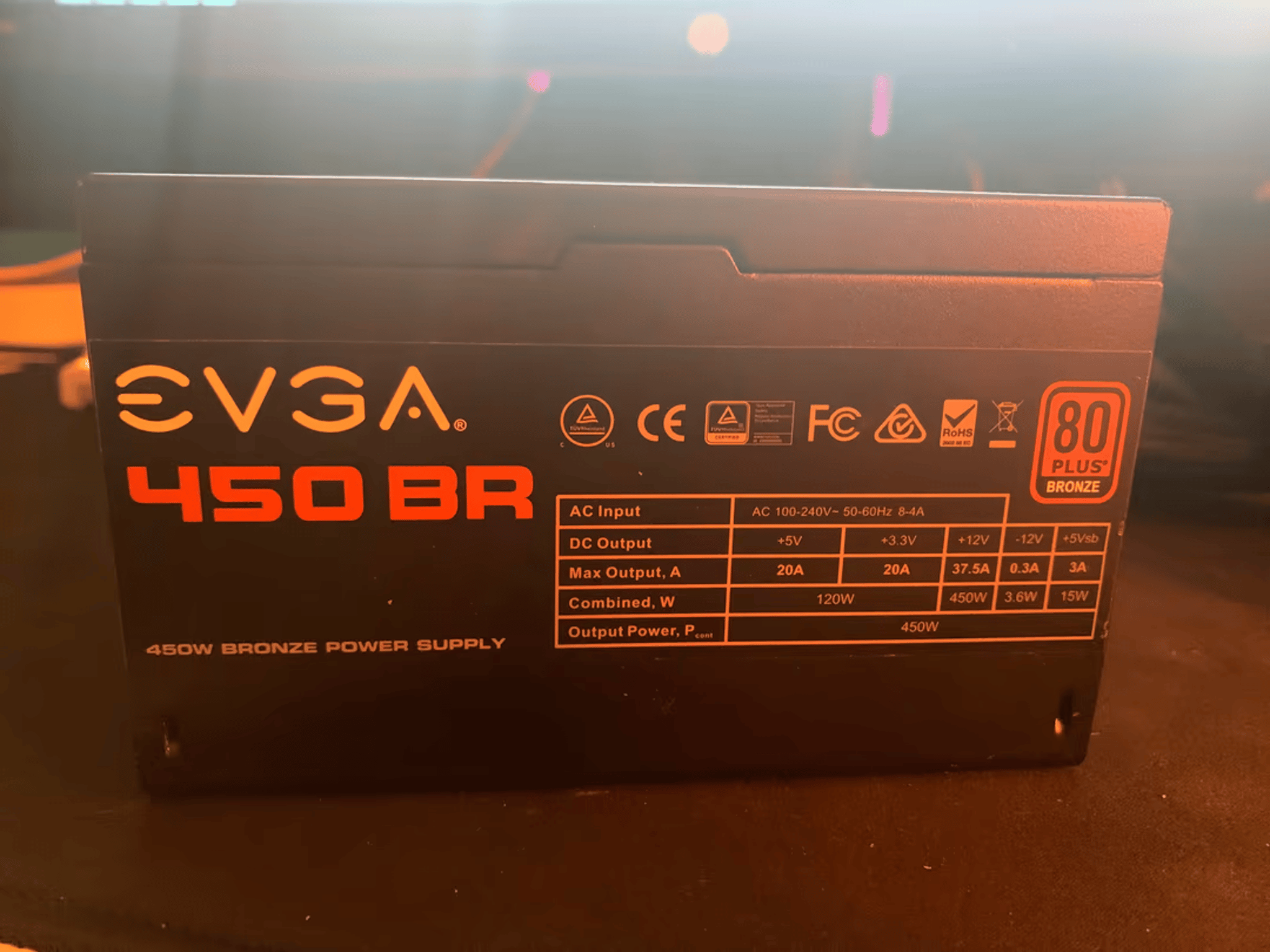 EVGA 450 W ATX Power Supply (Barely Used)