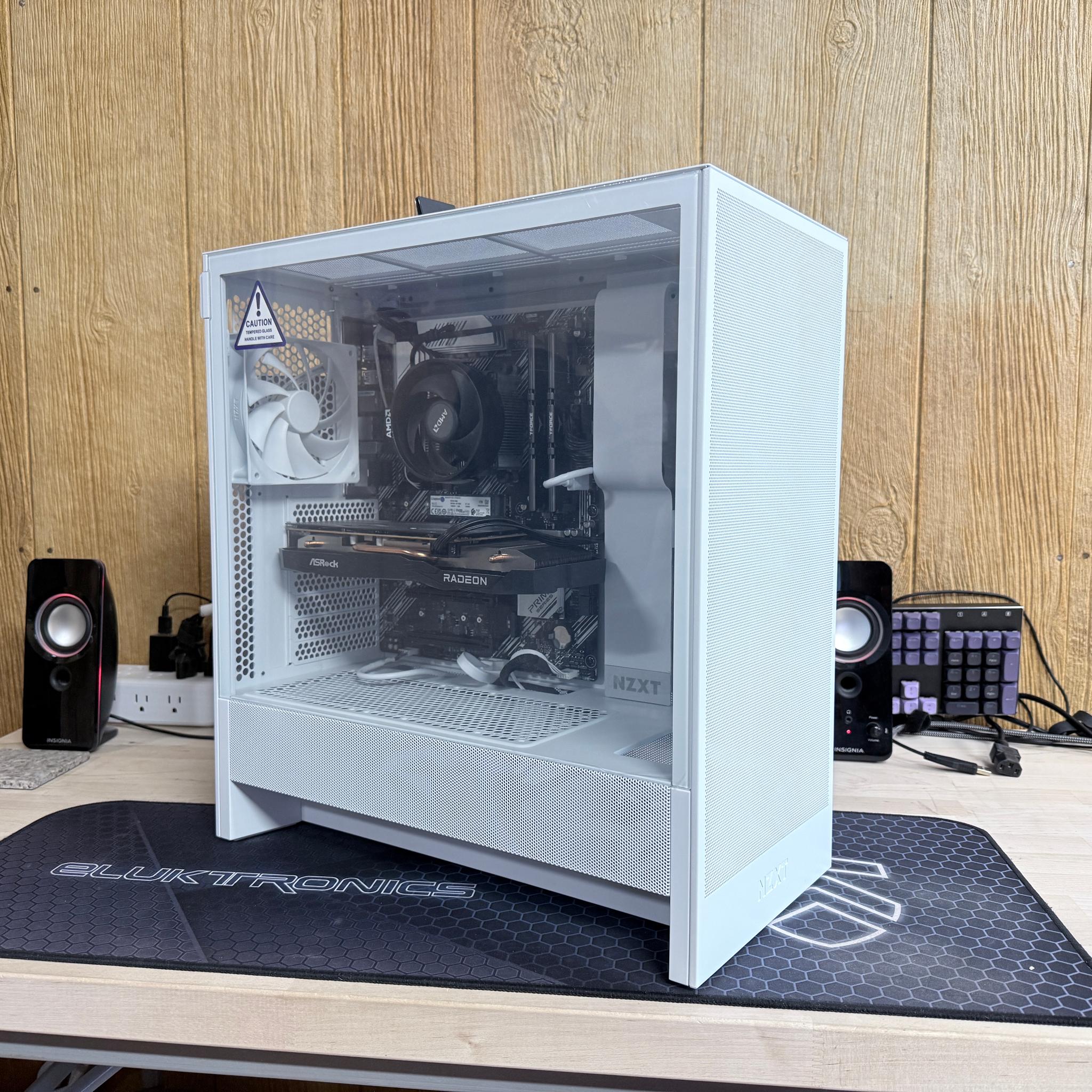 AMD Ryzen 3700X, 16GB, 1TB, Radeon RX 6600 XT 8GB - Beautiful Custom Built Gaming PC, Ready to go!