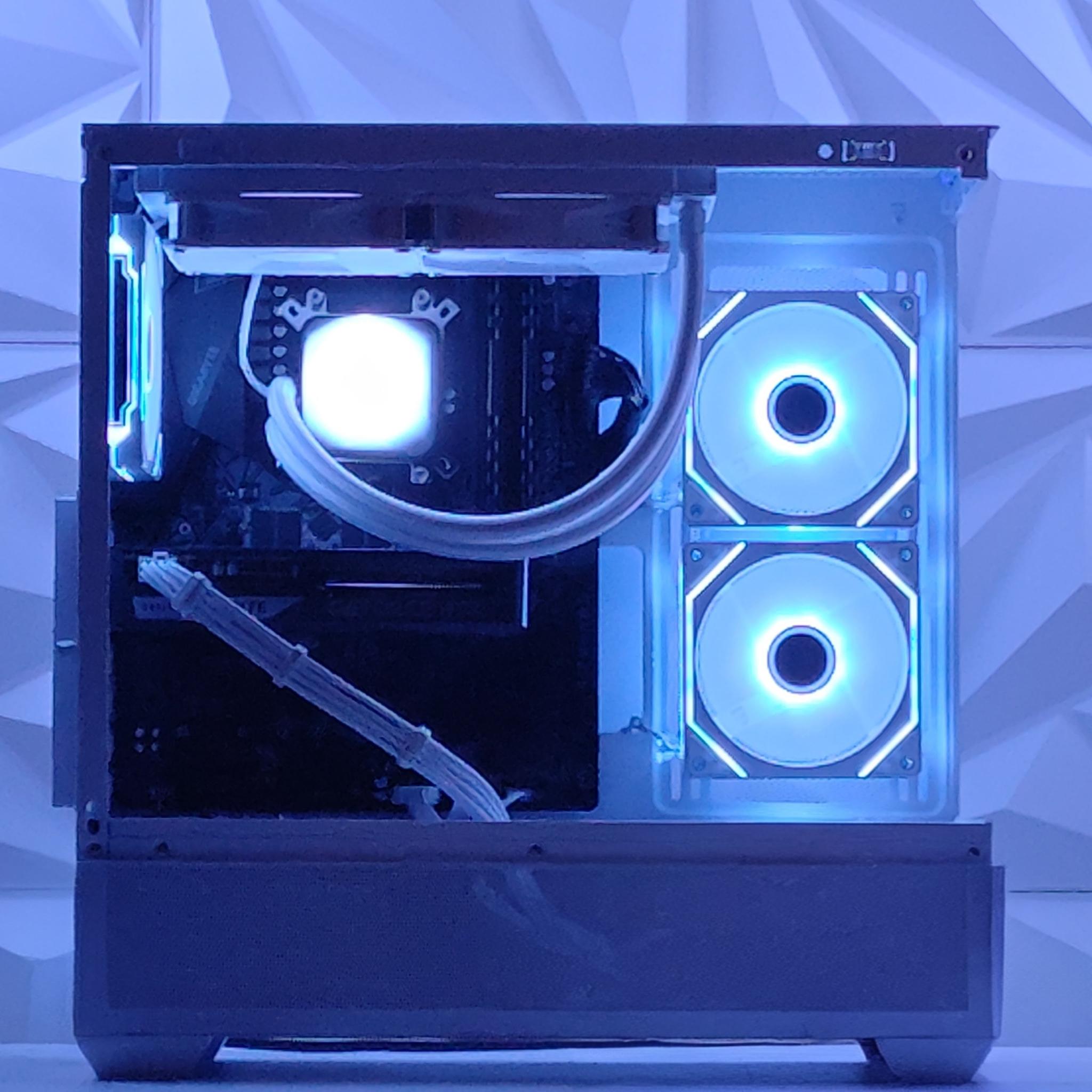 Liquid Cooled Gaming PC | RTX 5060 / Ryzen 5 / 16GB DDR5 / 1TB NVMe / Wi-Fi