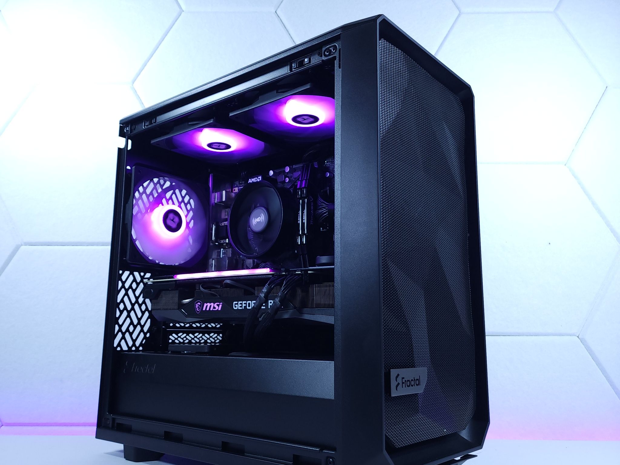 💜🖤RTX 3070 || Ryzen 5 5600GT || 1.5TB SSD* || 16GB 3200MHz DDR4 || 1080p/1440p Gaming Computer
