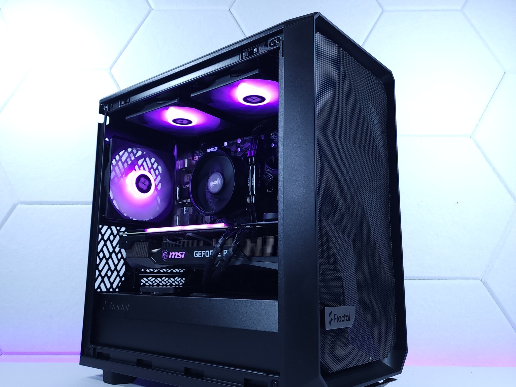 💜🖤RTX 3070 || Ryzen 5 5600GT || 1.5TB SSD* || 16GB 3200MHz DDR4 || 1080p/1440p Gaming Computer