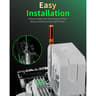 White Single Fan CPU Cooler
