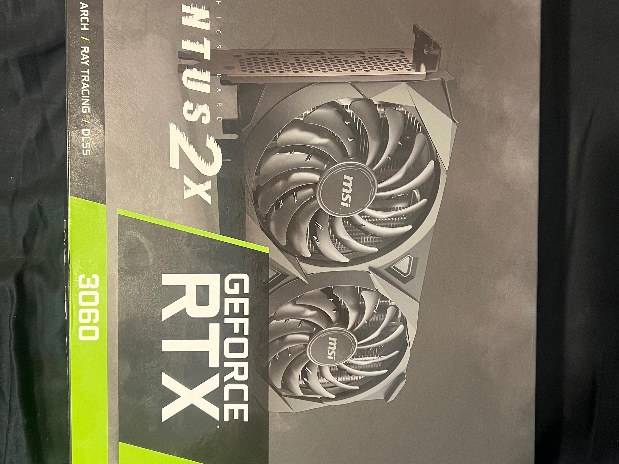 Geforce RTX 3060 Ventus 2x 12G OC- Used in excellent condition