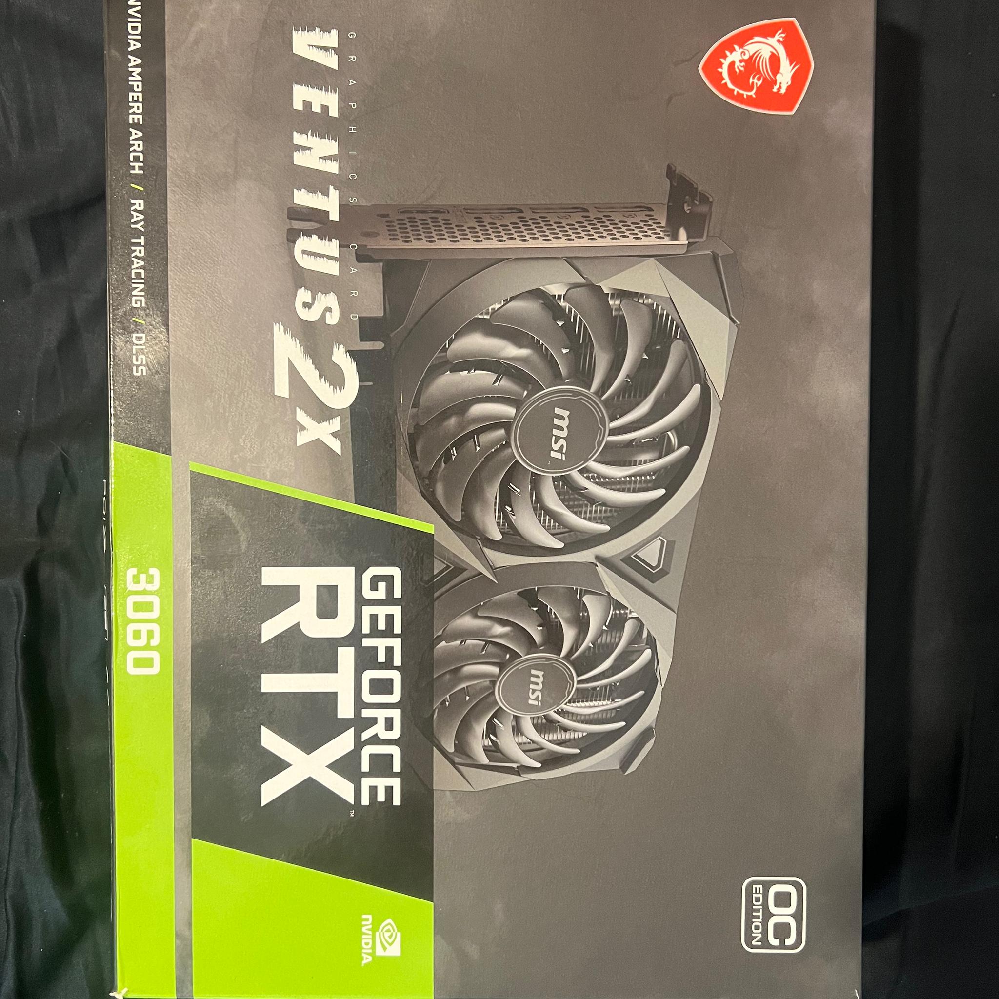Geforce RTX 3060 Ventus 2x 12G OC- Used in excellent condition