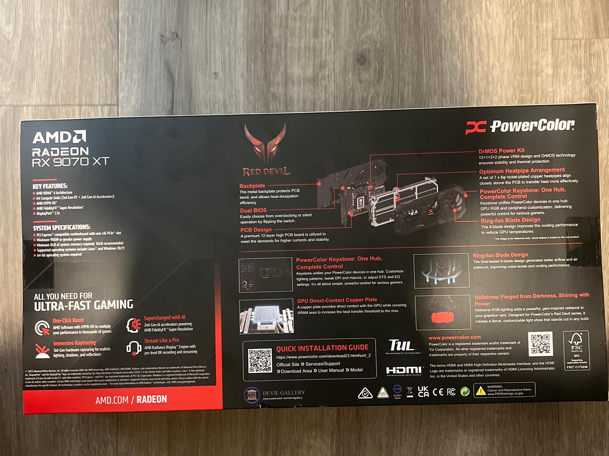 PowerColor Red Devil RX 9070 XT