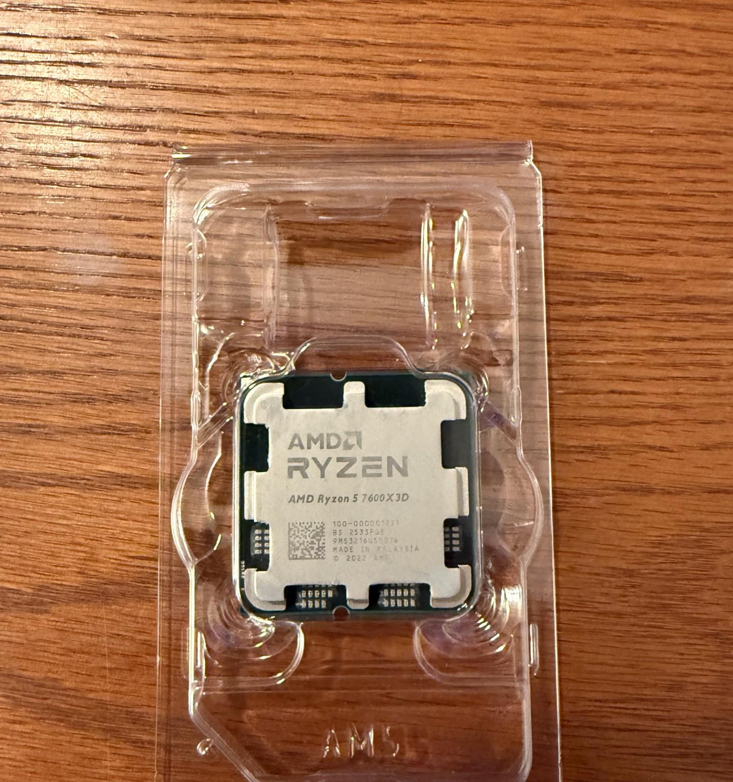 AMD Ryzen 5 7600X3D CPU AM5 6 Cores 12 Threads 4.1 GHz 65W Gaming Processor