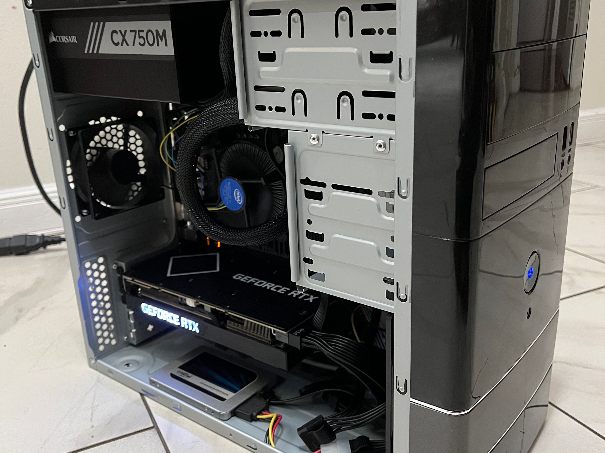 NVIDIA RTX 3060 Ti, Intel Core i5-8600, 16GB RAM, 500GB SSD - Sleeper Gaming PC w/ Wi-Fi & BT