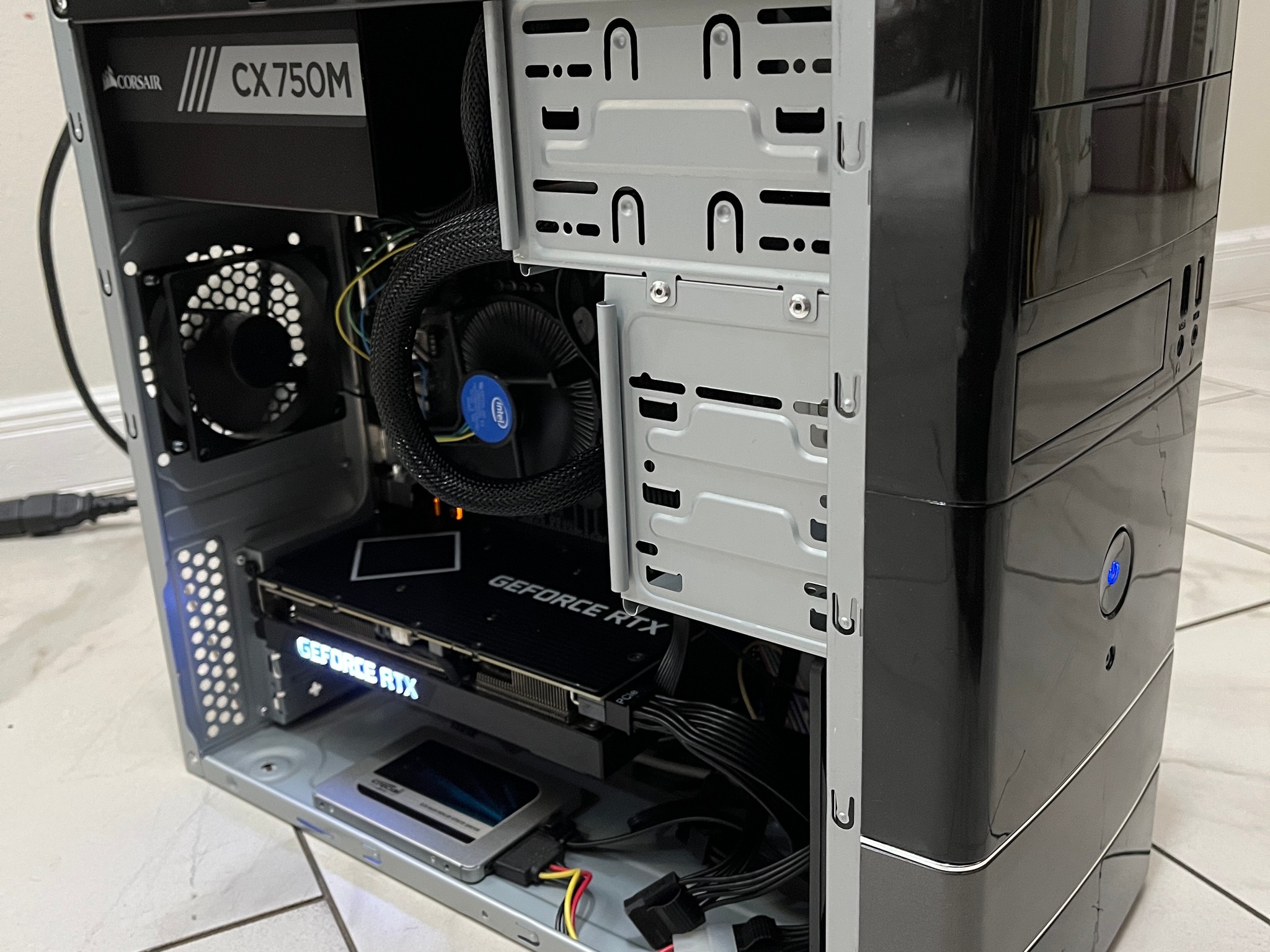 NVIDIA RTX 3060 Ti, Intel Core i5-8600, 16GB RAM, 500GB SSD - Sleeper Gaming PC w/ Wi-Fi & BT