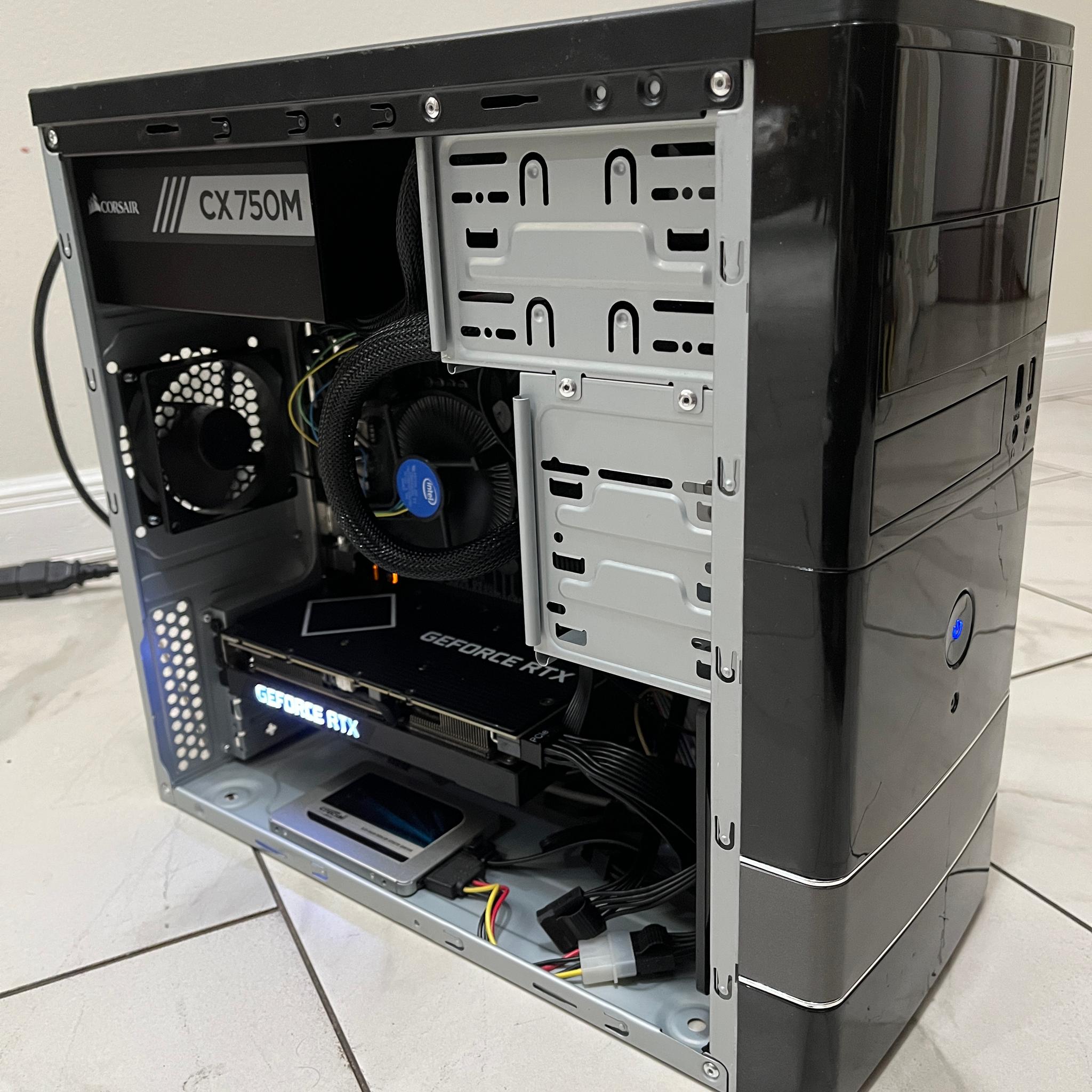 NVIDIA RTX 3060 Ti, Intel Core i5-8600, 16GB RAM, 500GB SSD - Sleeper Gaming PC w/ Wi-Fi & BT