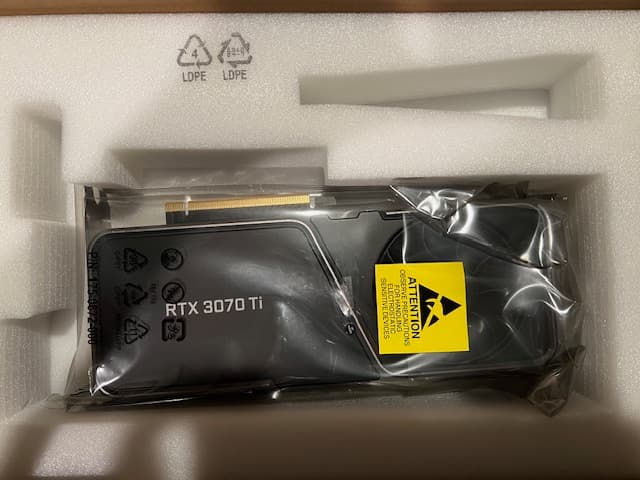NVIDIA NVIDIA GeForce RTX 3070 Ti Founders Edition Dual-Fan 8GB GDDR6X PCIe 4.0 Graphics Card