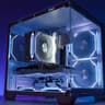 All White Gaming Computer | AMD Ryzen 5 | AMD RX 6600 | 16GB DDR4 | 1TB M.2