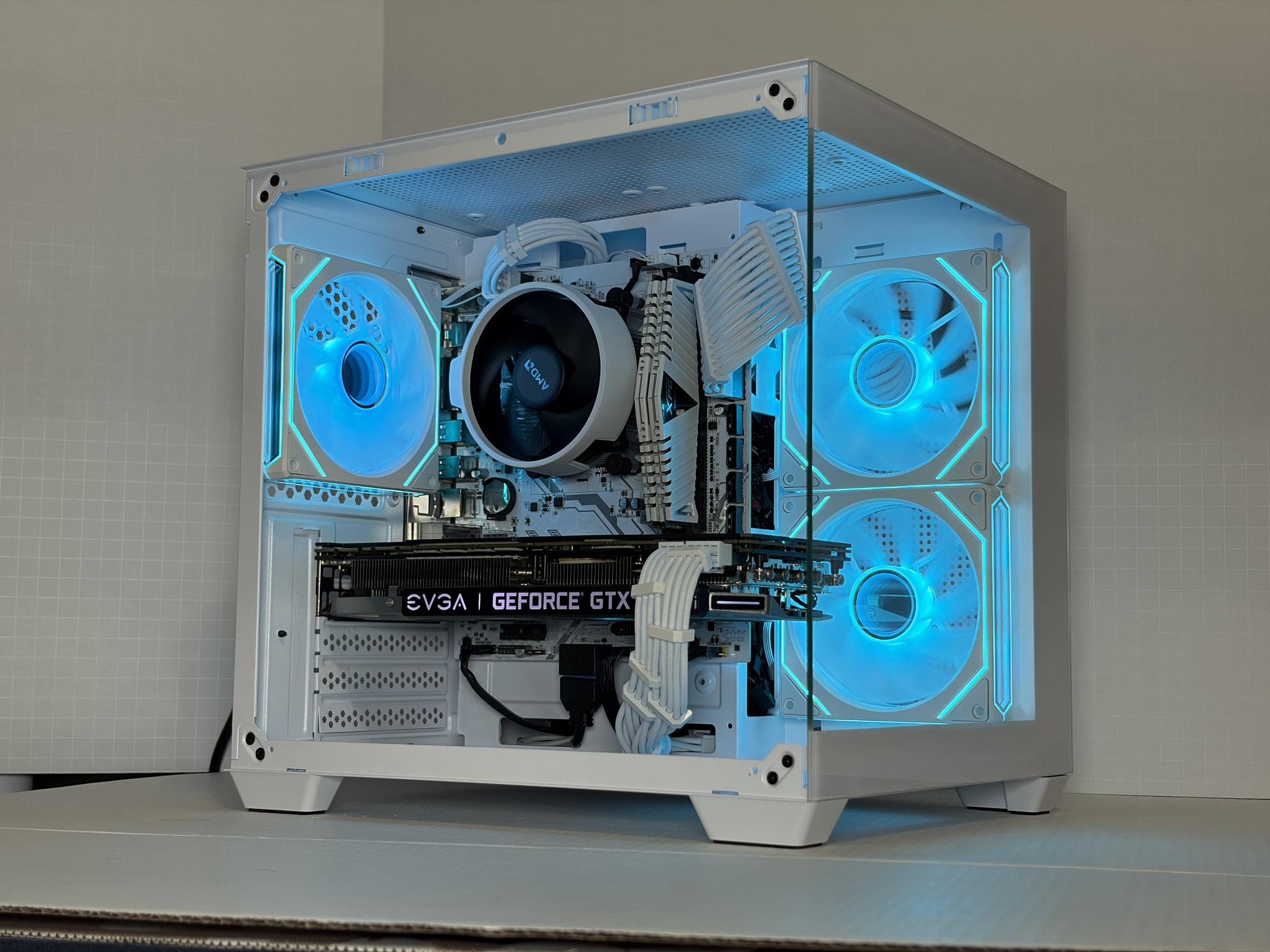 🔥 GTX 1080 Ti + Ryzen 5 5500 – White Gaming PC – 1080p Ultra / 1440p Ready | 1TB NVMe | 16GB RAM