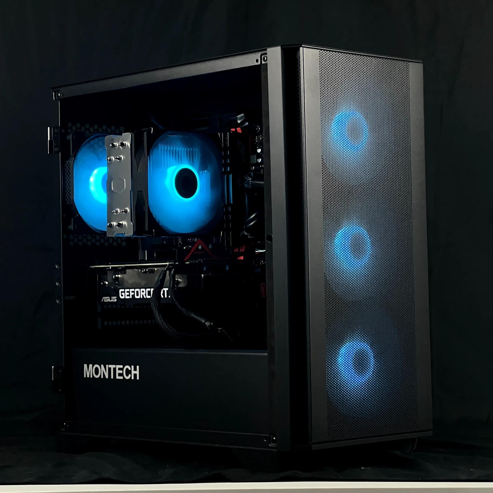 Budget RTX Gaming PC - 3050 8GB, Ryzen 5 3600, 16GB DDR4, 500GB SSD, RGB + WiFi