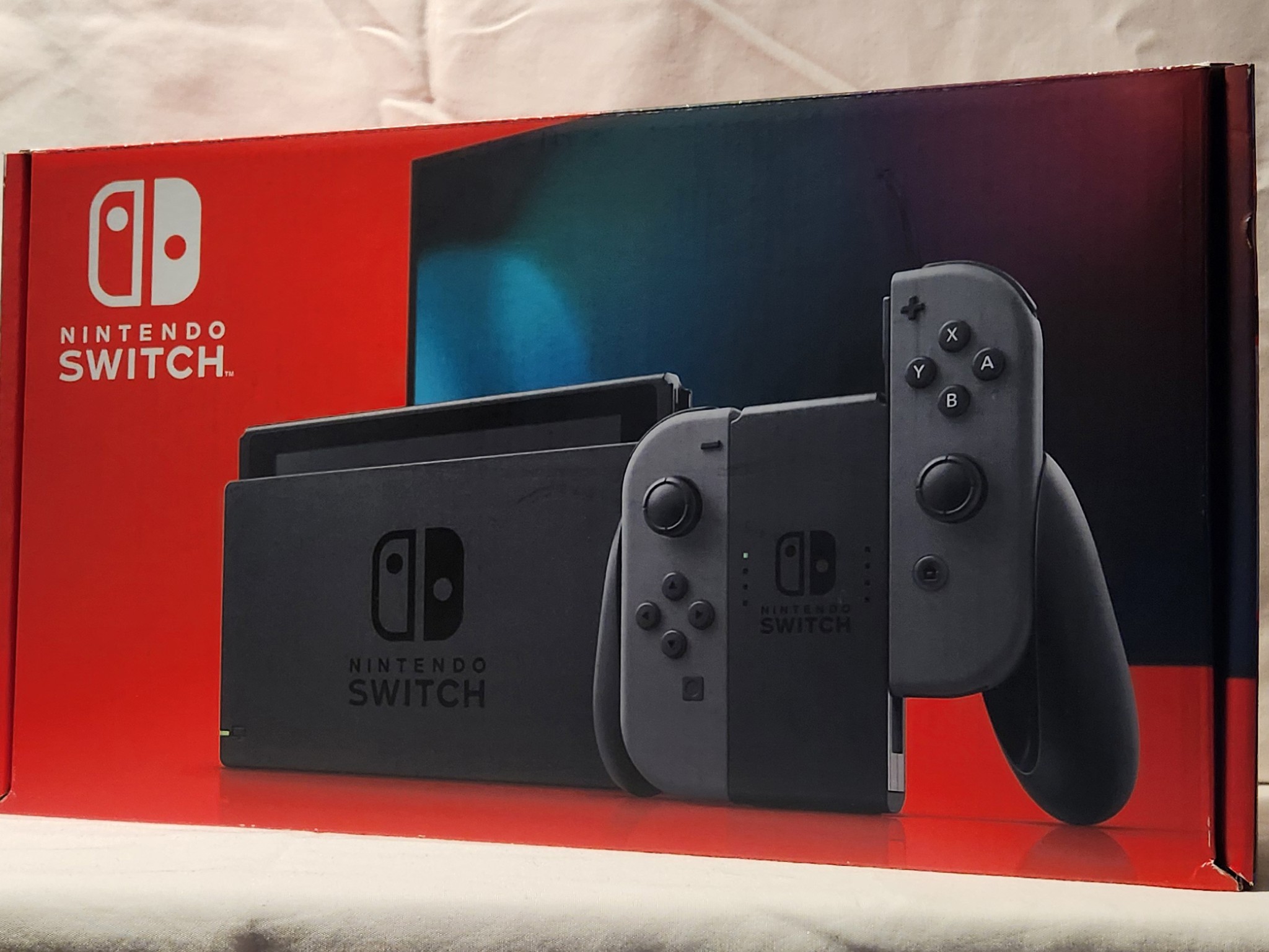 Nintendo Switch Black/Grey Used but Like New With Carrying Case