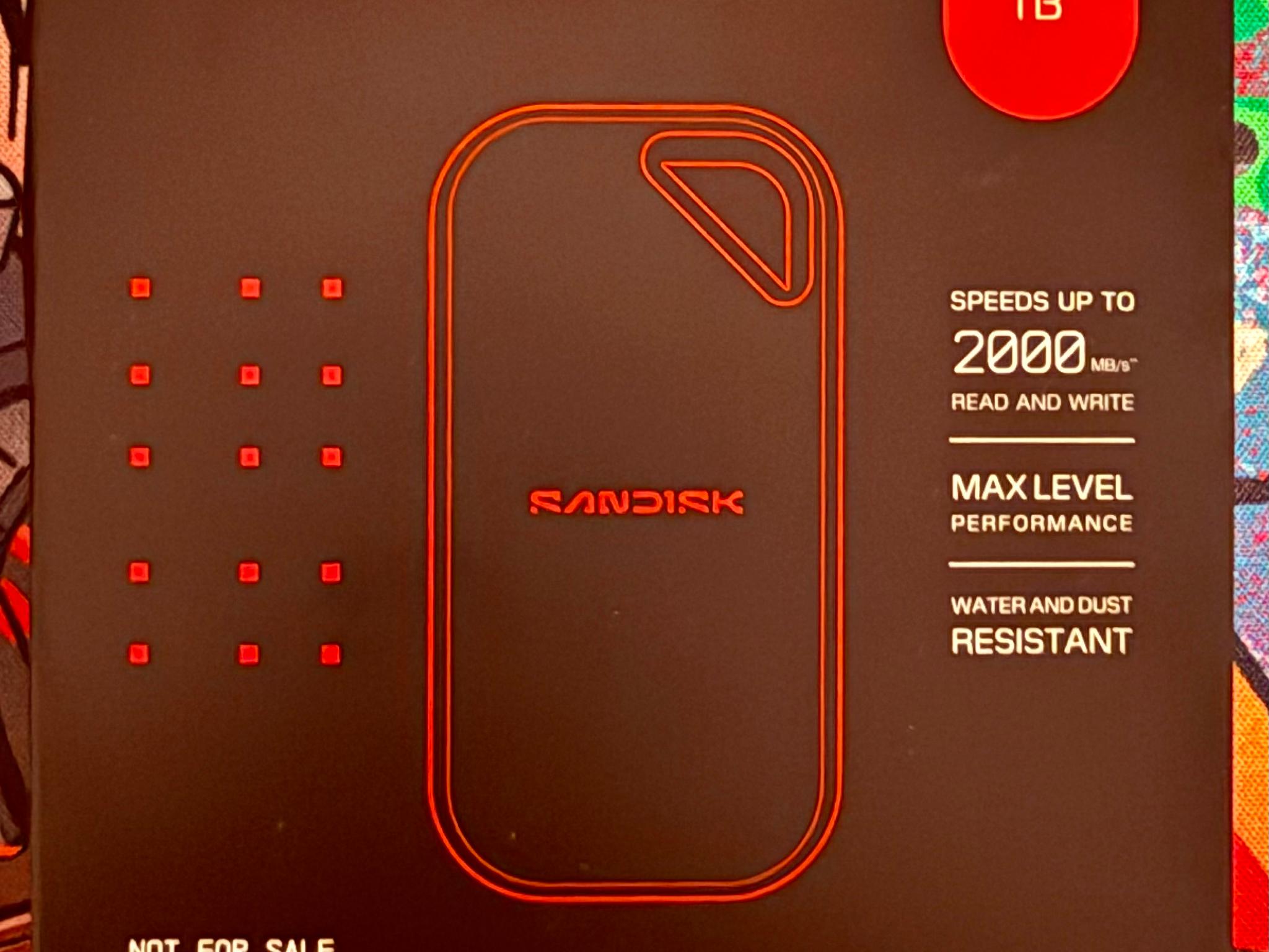 Sandisk Extreme PRO Portable SSD 1TB Drive
