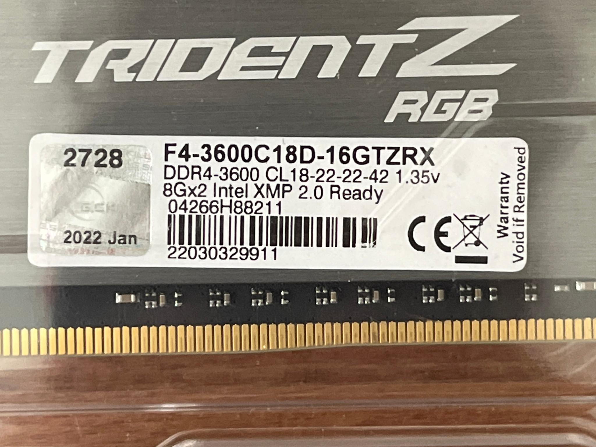 G.Skill TridentZ RGB 16GB DDR4-4000 (2x8GB) - Image 4