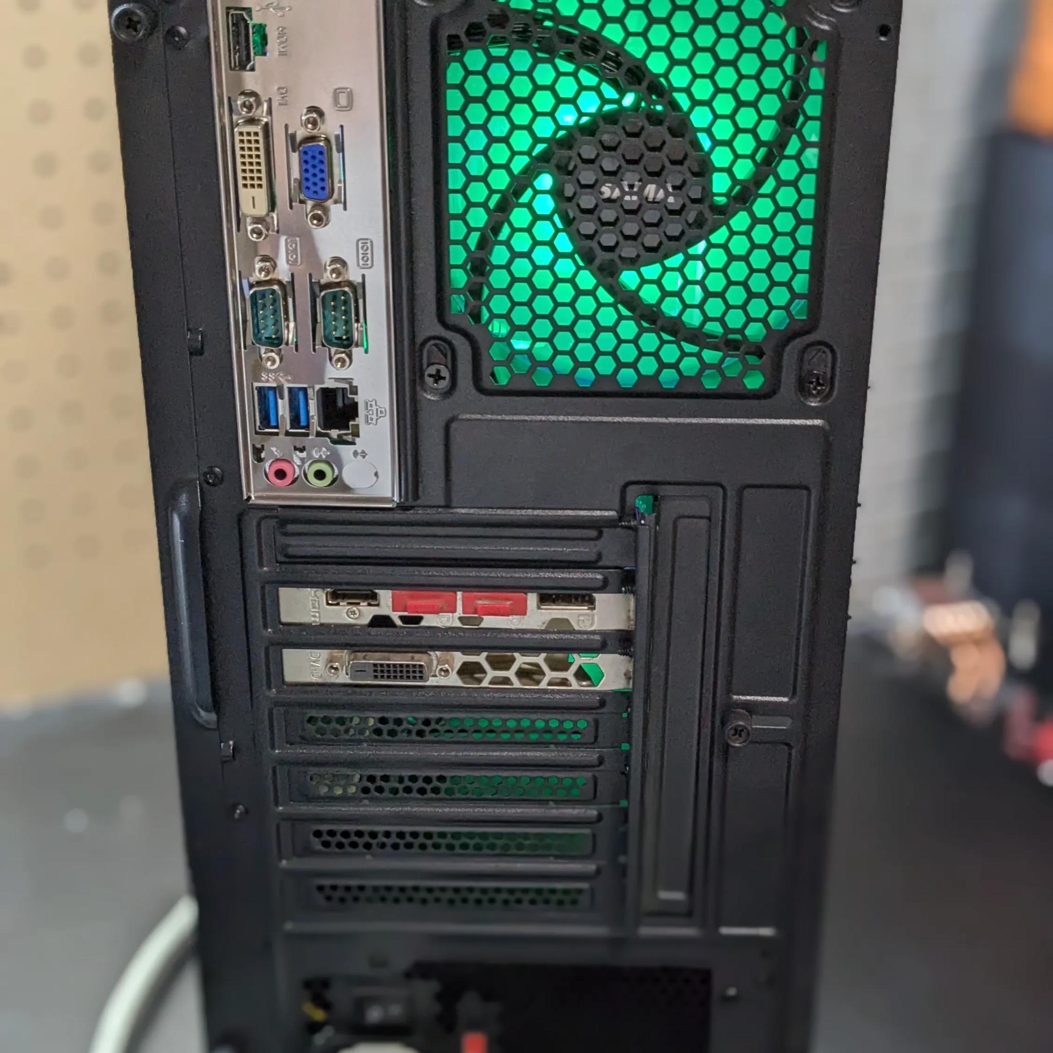 120 FPS Fortnite | 180 Day Warranty | i5 4590, 16GB RAM, 480GB SSD, RX 470 4GB, RGB, Win10, Wifi
