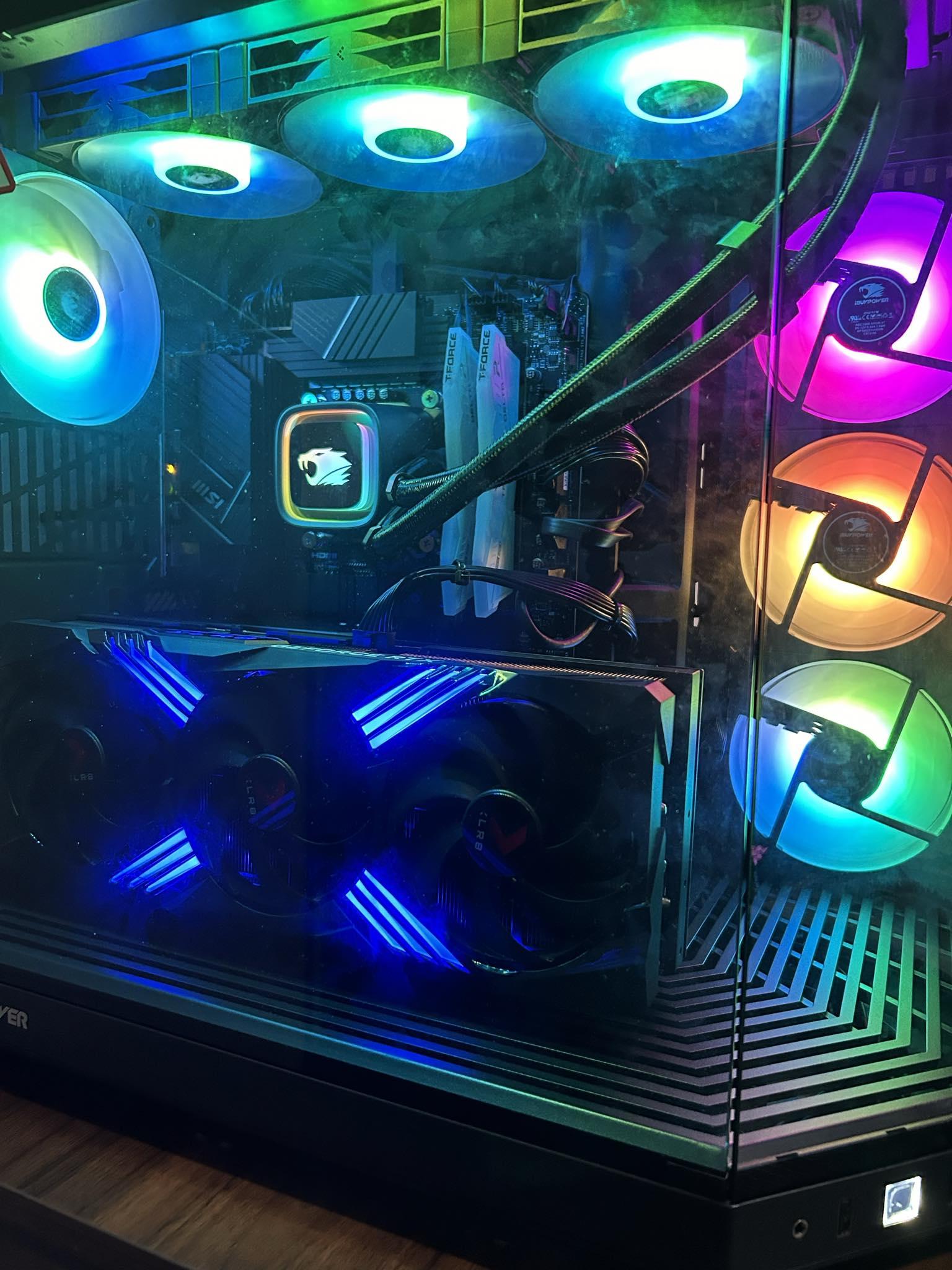 intel i9-14900kf MSI Z790 Geforce GTX4090 24GB  32g DDR5 6000MHZ 2tb M.2GEN4 NVME SSD 360AIO cooler
