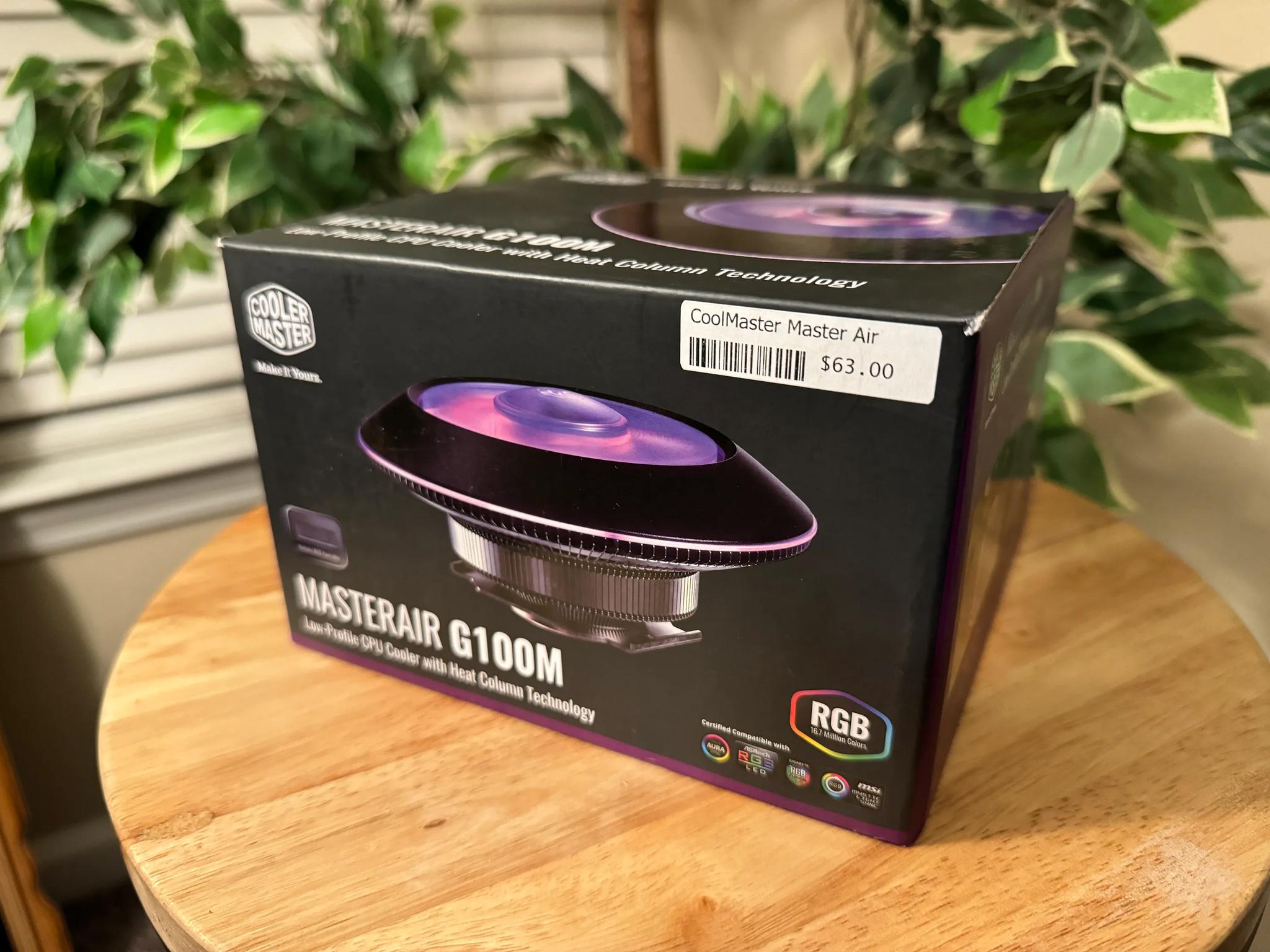 Cooler Master MasterAir G100M RGB Low Profile CPU Cooler