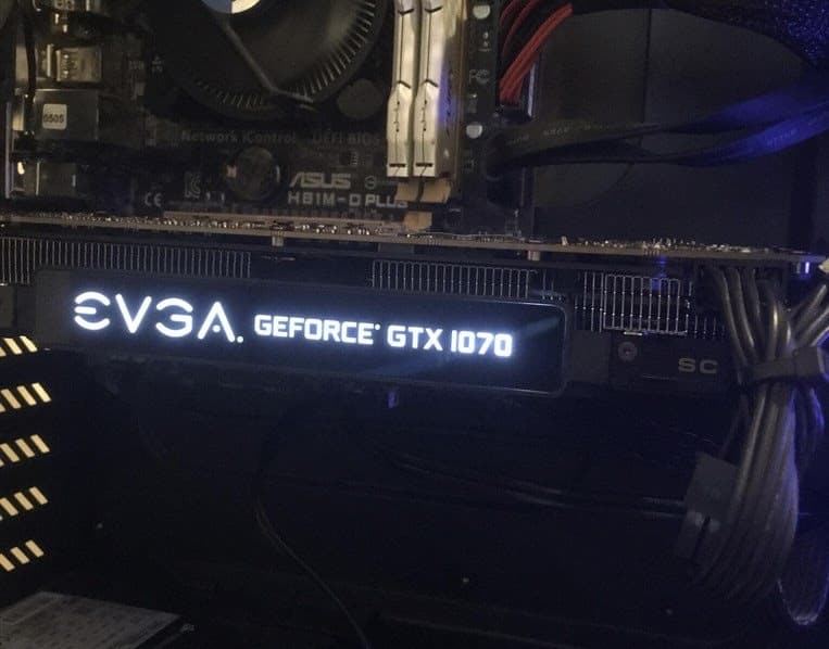 EVGA GTX 1070 SC 8GB Nvidia GPU for gaming pc