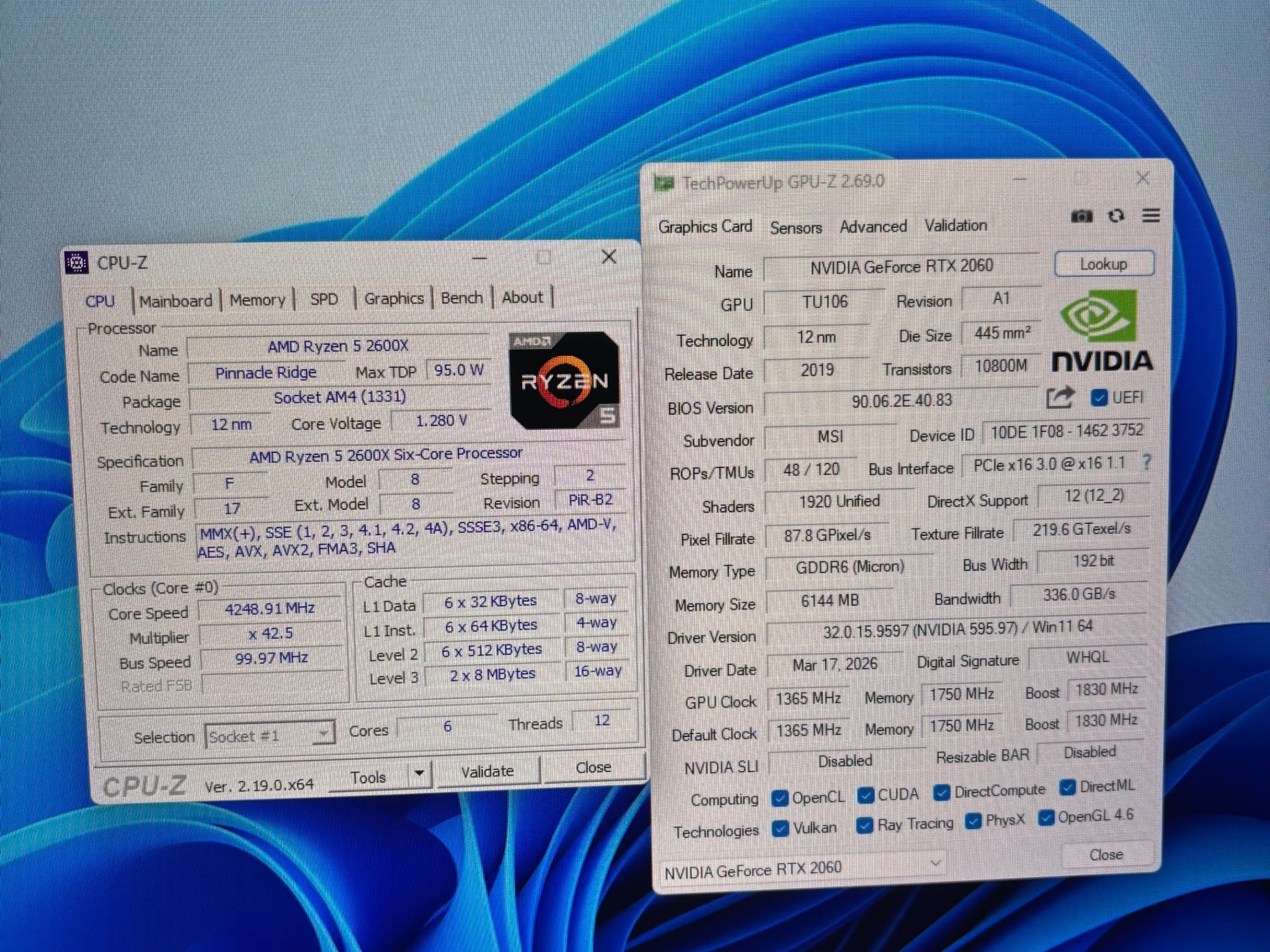 Budget 1080p Destroyer Gaming PC | RTX 2060 (6 GB) | Ryzen 5 2600x | 100% Set Up and Ready to Play