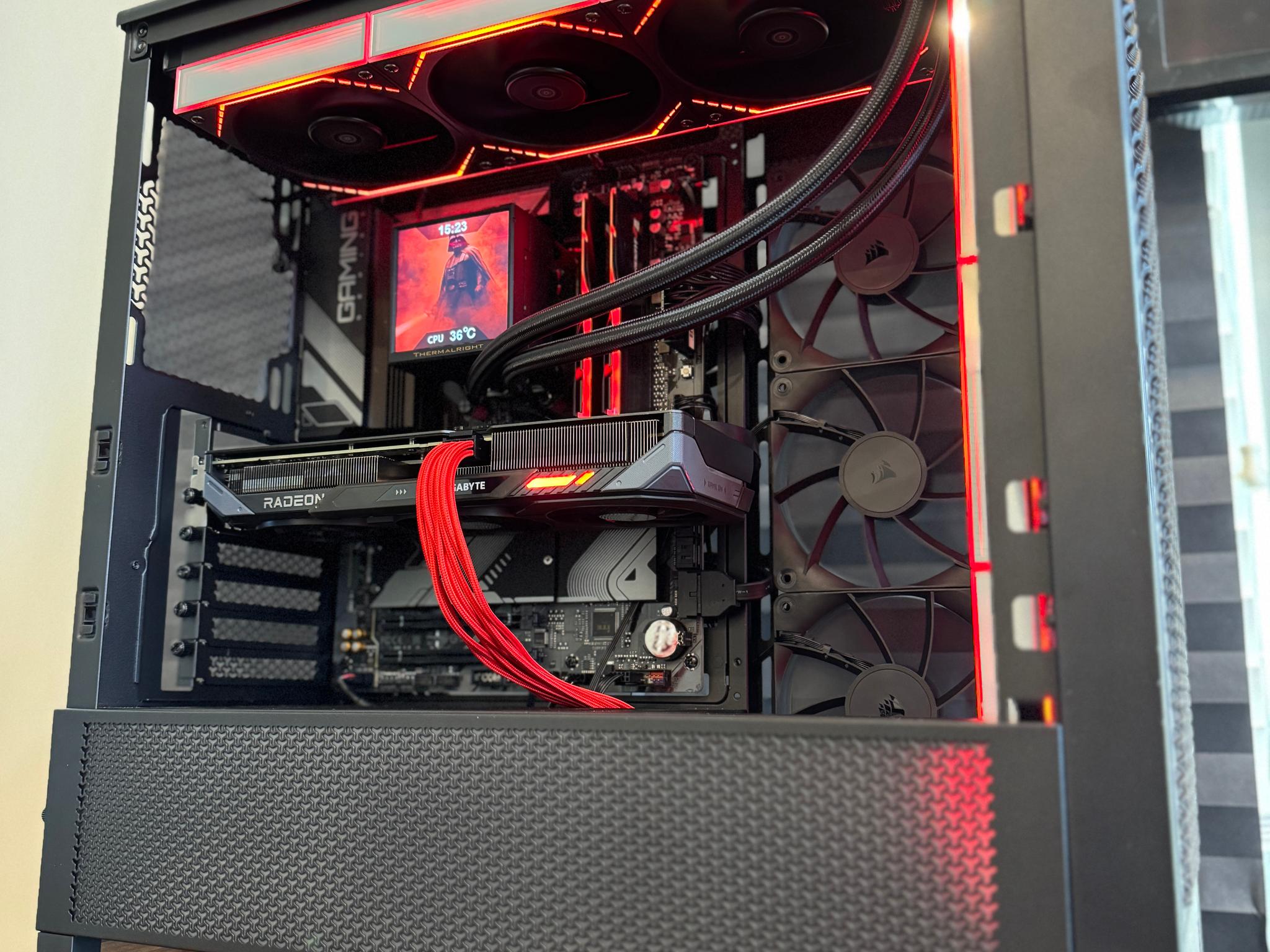9060t 16gb, 32gb DDR5, 7600x Gaming pc