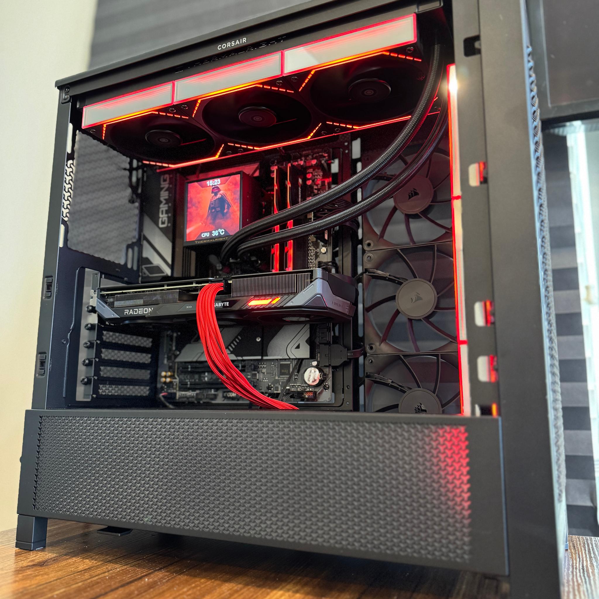9060t 16gb, 32gb DDR5, 7600x Gaming pc