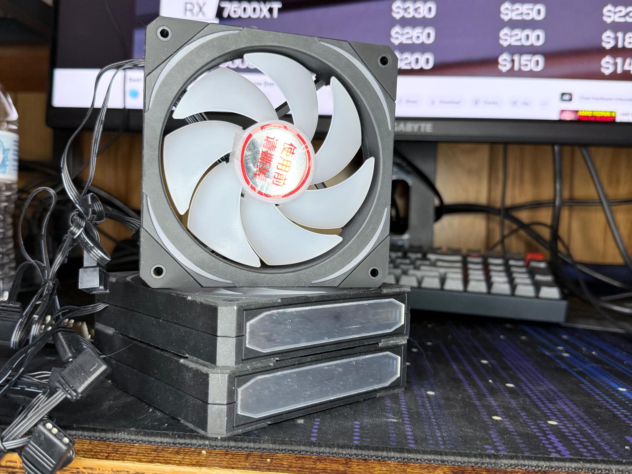 Huge Fan Bundle Multiple ARGB Fans Few NON-RGB
