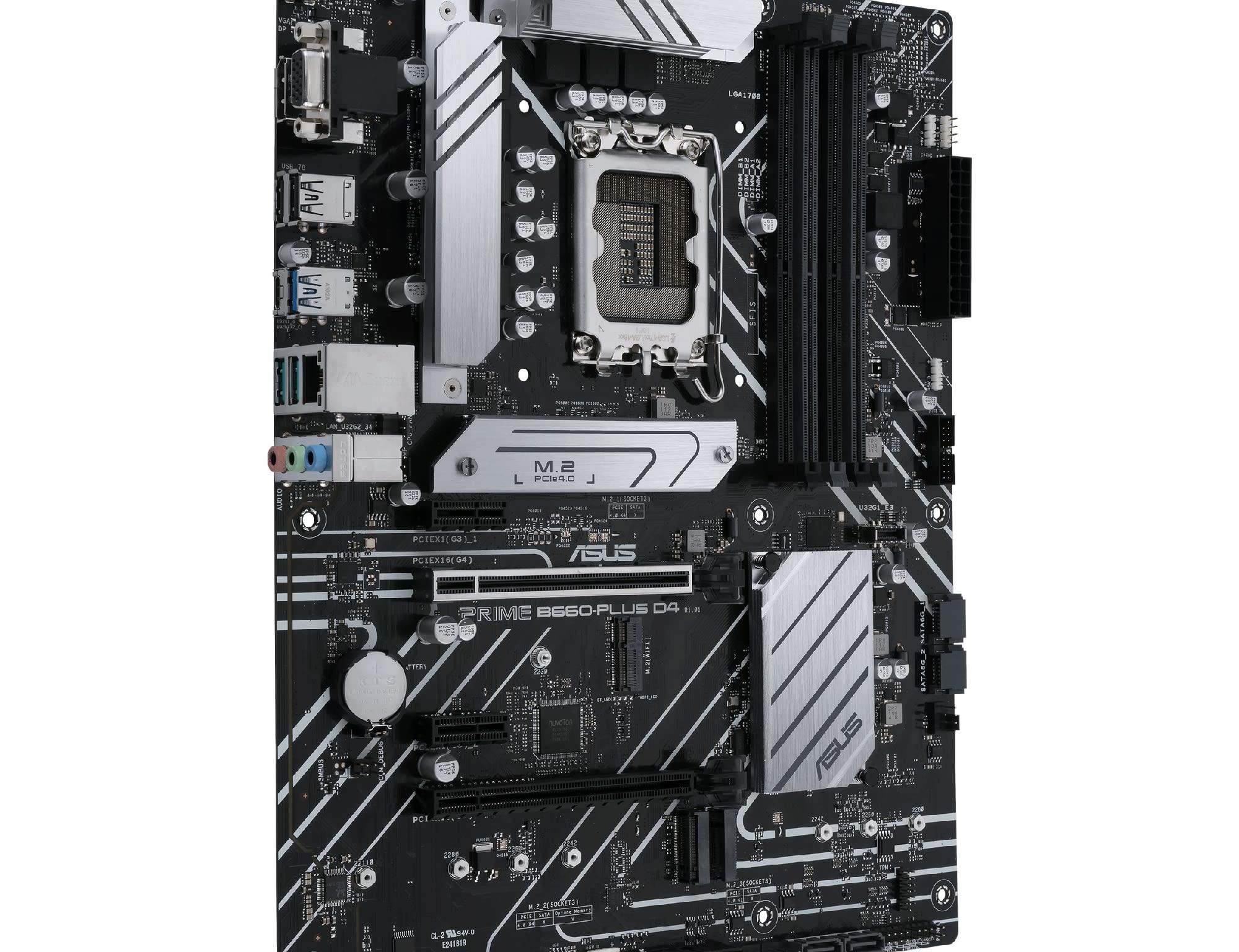 ASUS Prime B660M-A D4 LGA 1700 Intel Motherboard
