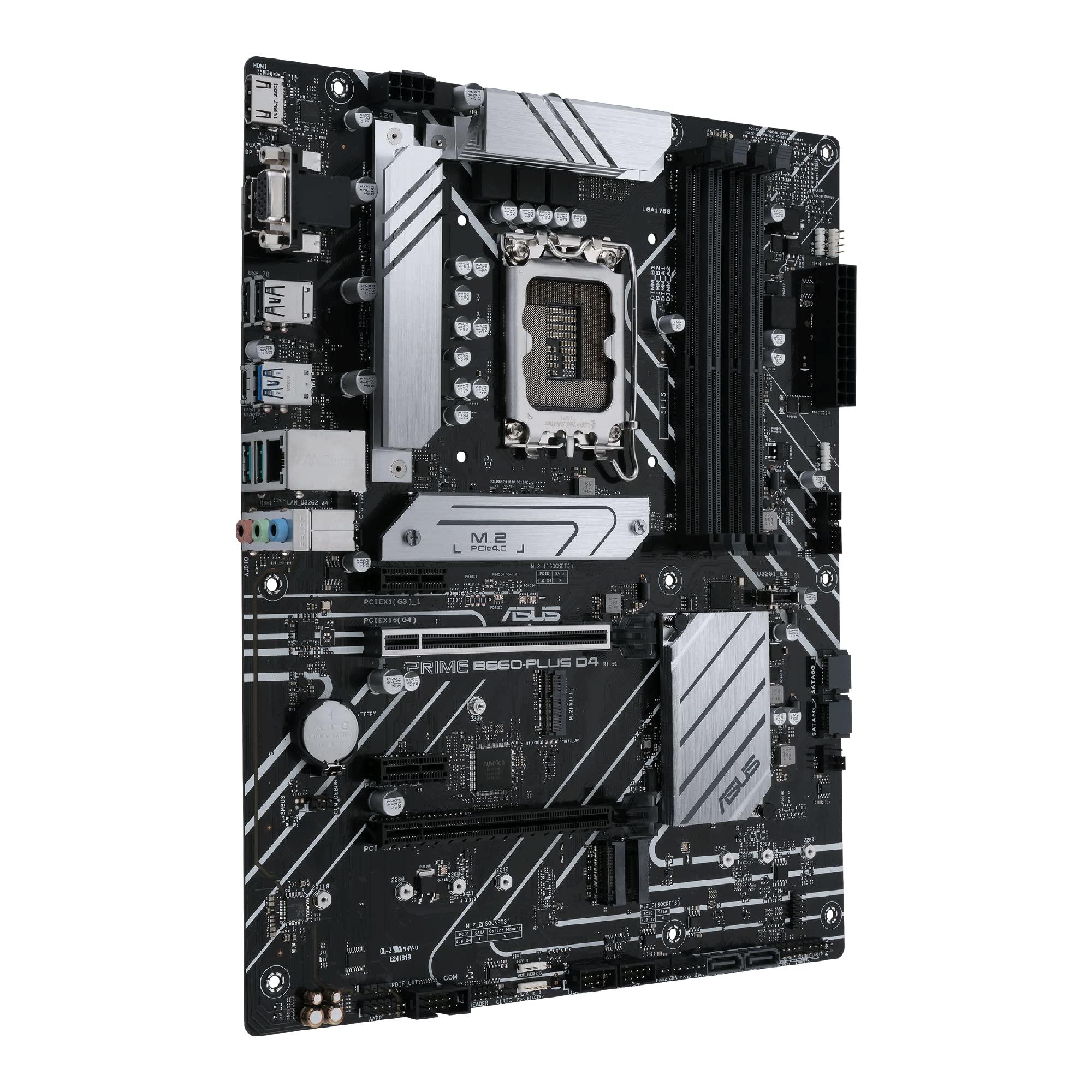 ASUS Prime B660M-A D4 LGA 1700 Intel Motherboard