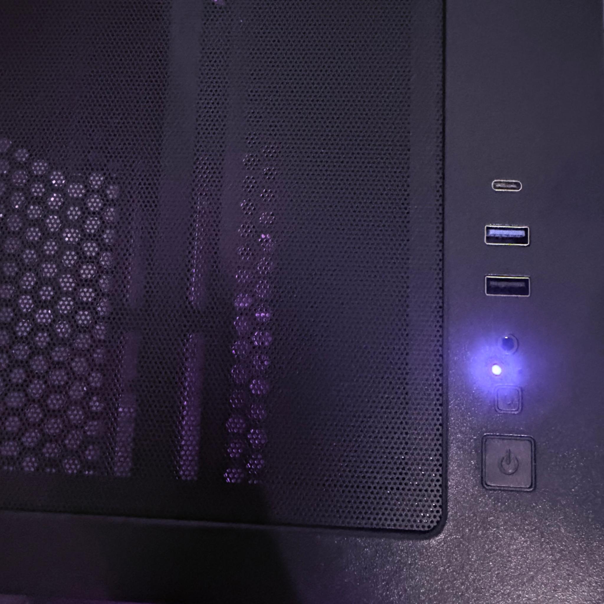 ⚫️"Obsidian Glow"🌈| 1080p Gaming | RTX 3050 | Ryzen 5 5500 | 16GB Ram | 500GB SSD | Free Shipping