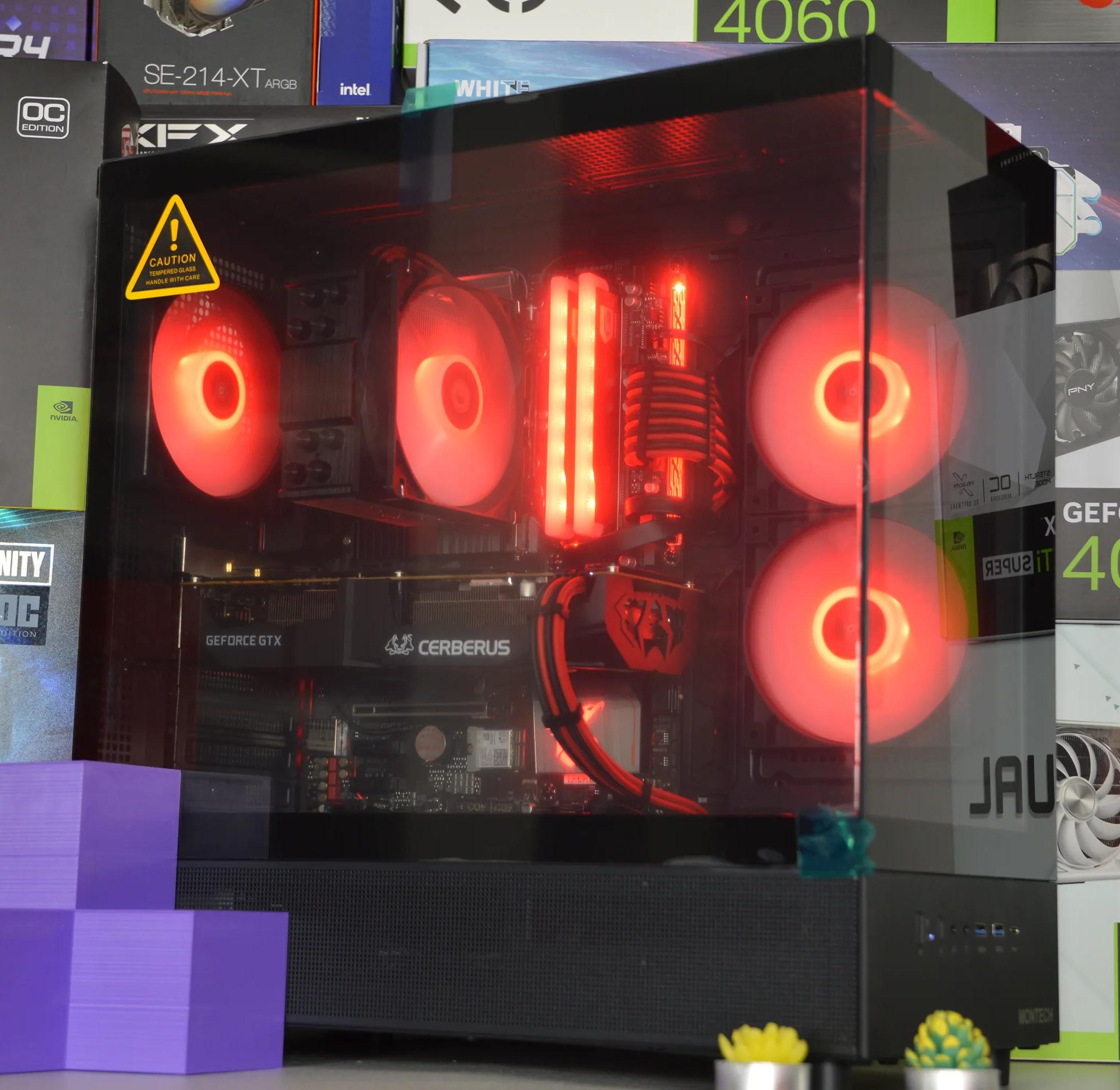 🔴🐺| GTX 1070Ti 8GB | INTEL i7 8700k | 16GB DDR4 RAM | 1TB NVME SSD | Crimson Cerberus |